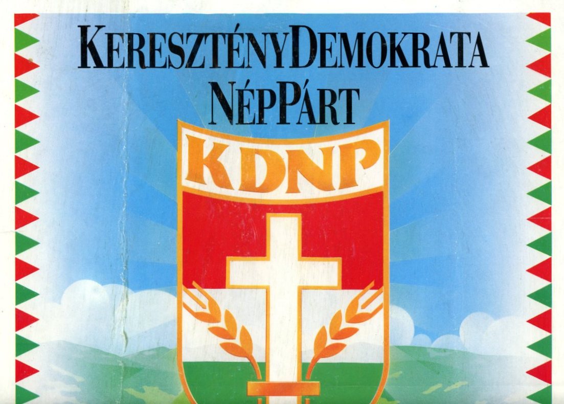 Plakát (KDNP) (Erkel Ferenc Múzeum CC BY-NC-SA)