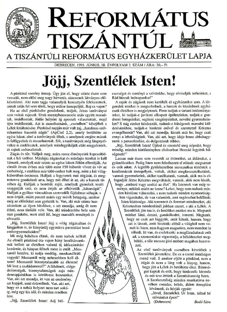Újság : Református Tiszántúl (Erkel Ferenc Múzeum CC BY-NC-SA)