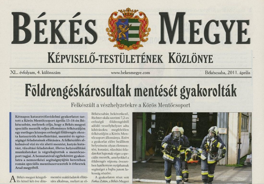 Újság : Békés Megye (Erkel Ferenc Múzeum CC BY-NC-SA)