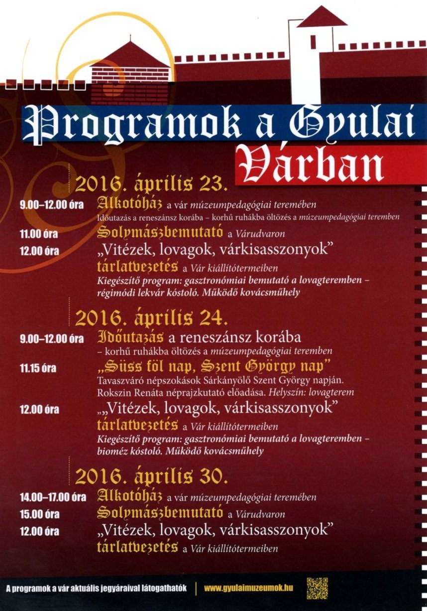 program ajánló (Erkel Ferenc Múzeum CC BY-NC-SA)