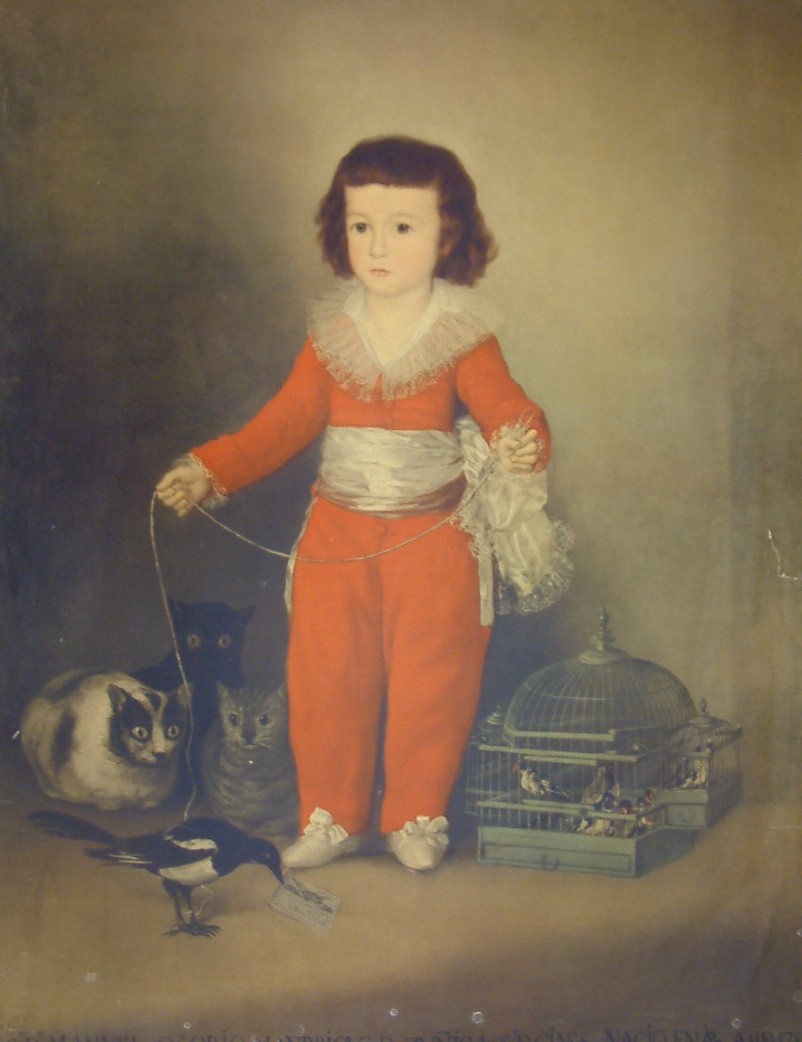 Nyomat : Goya : Don Manuel Osorio de Zuniga (Erkel Ferenc Múzeum CC BY-NC-SA)