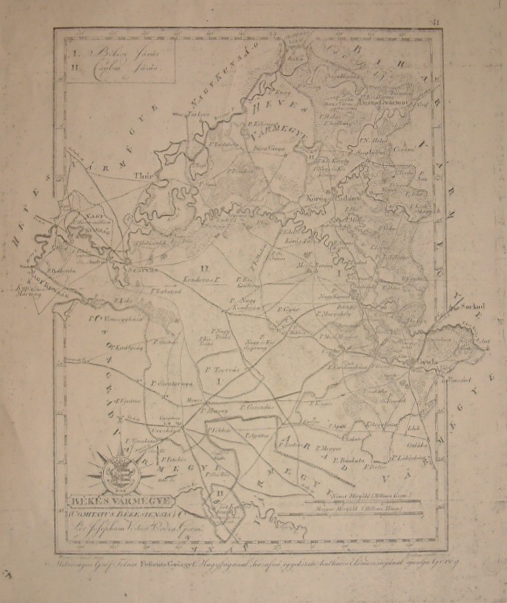 Térkép (Erkel Ferenc Múzeum CC BY-NC-SA)