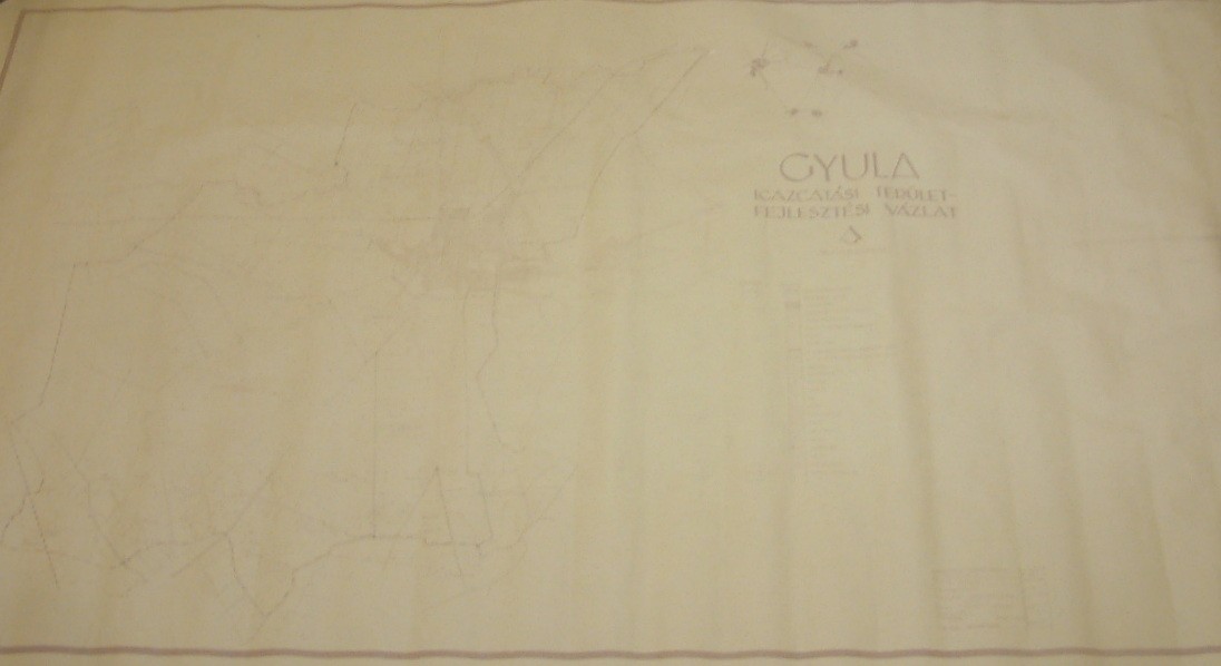Térkép, fénymásolt, papír (Erkel Ferenc Múzeum CC BY-NC-SA)