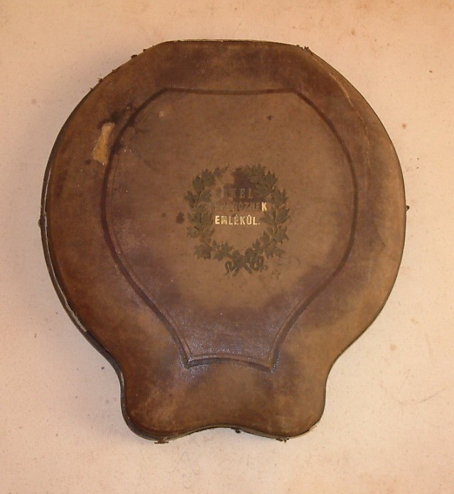 Erkel Ferenc ezüst koszorújának doboza (Erkel Ferenc Múzeum CC BY-NC-SA)