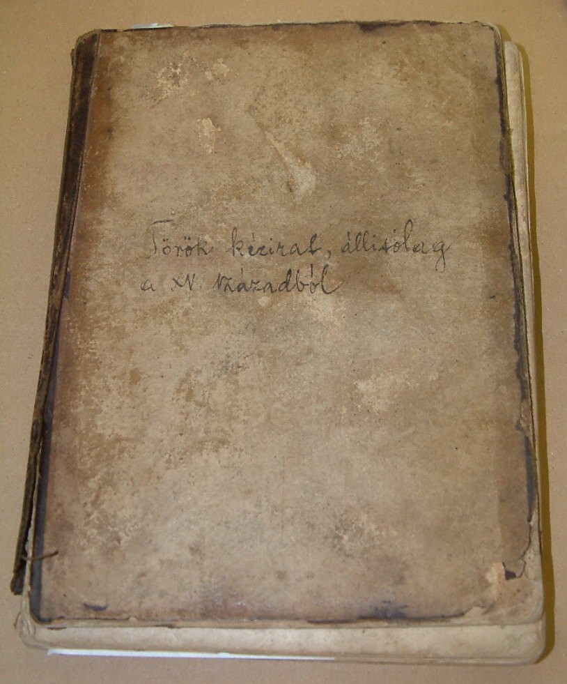 Könyv török kézirattal (Erkel Ferenc Múzeum CC BY-NC-SA)