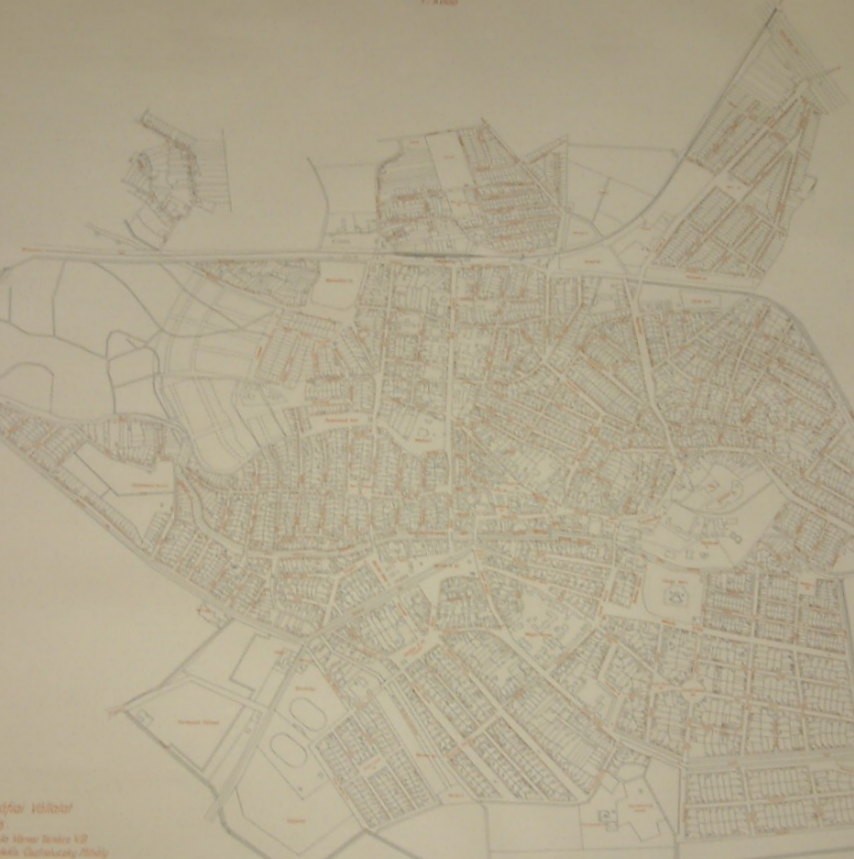 Térkép, nyomtatott, papír (Erkel Ferenc Múzeum CC BY-NC-SA)