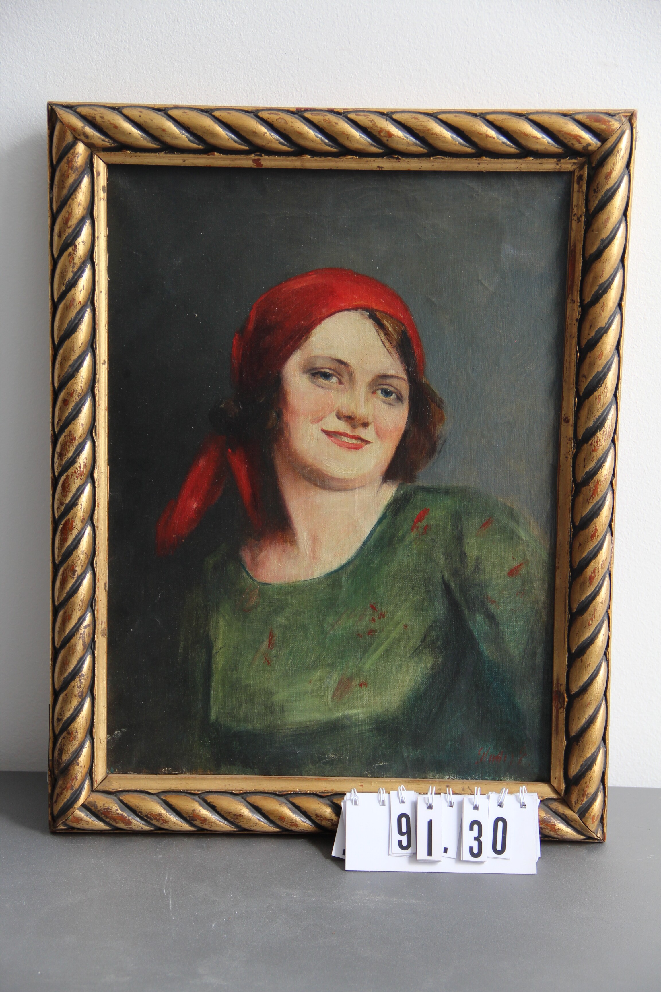 Glatter: Női portré (Erkel Ferenc Múzeum és Könyvtár, Gyula CC BY-NC-SA)