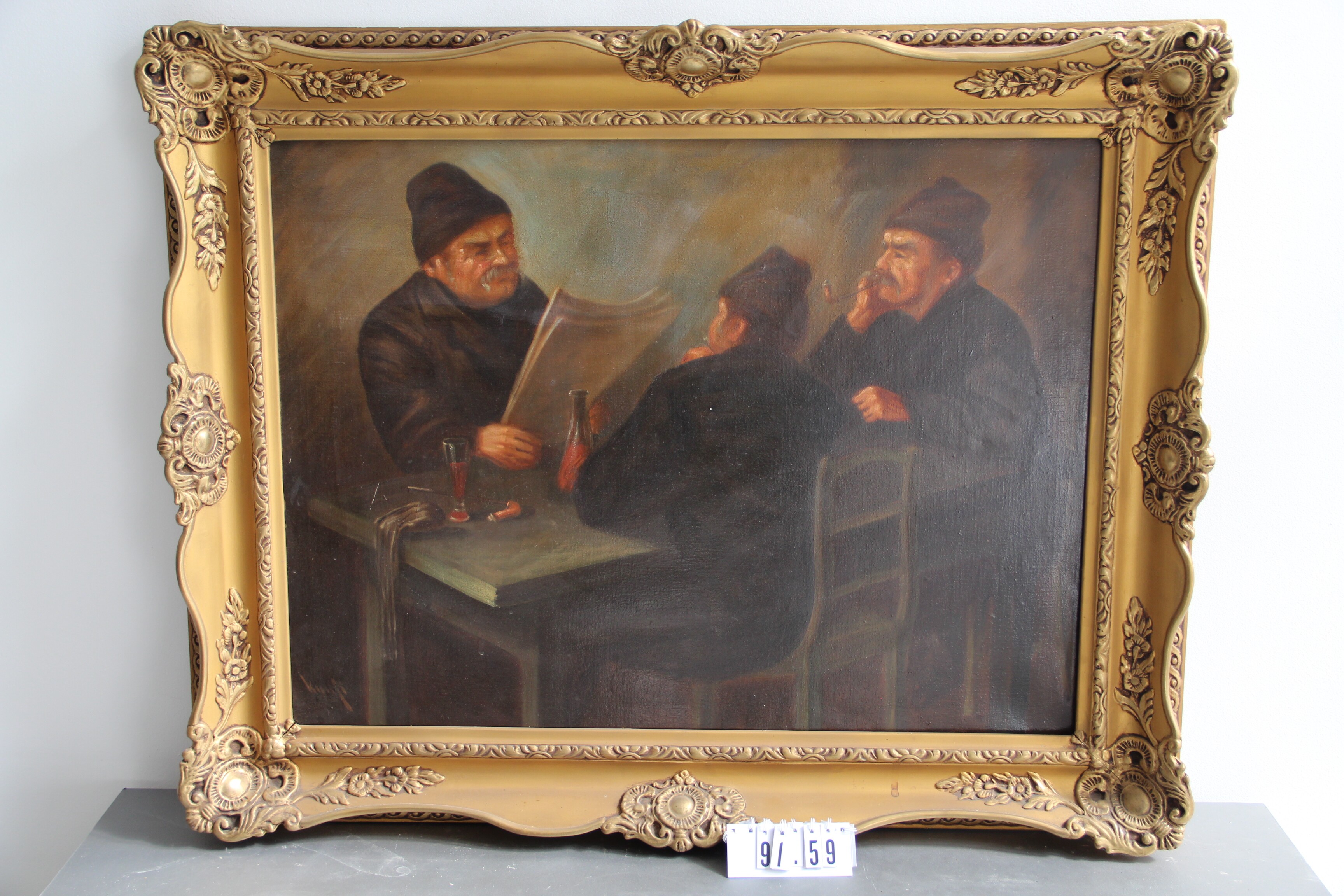 Kunfi: Három férfi (Erkel Ferenc Múzeum és Könyvtár, Gyula CC BY-NC-SA)