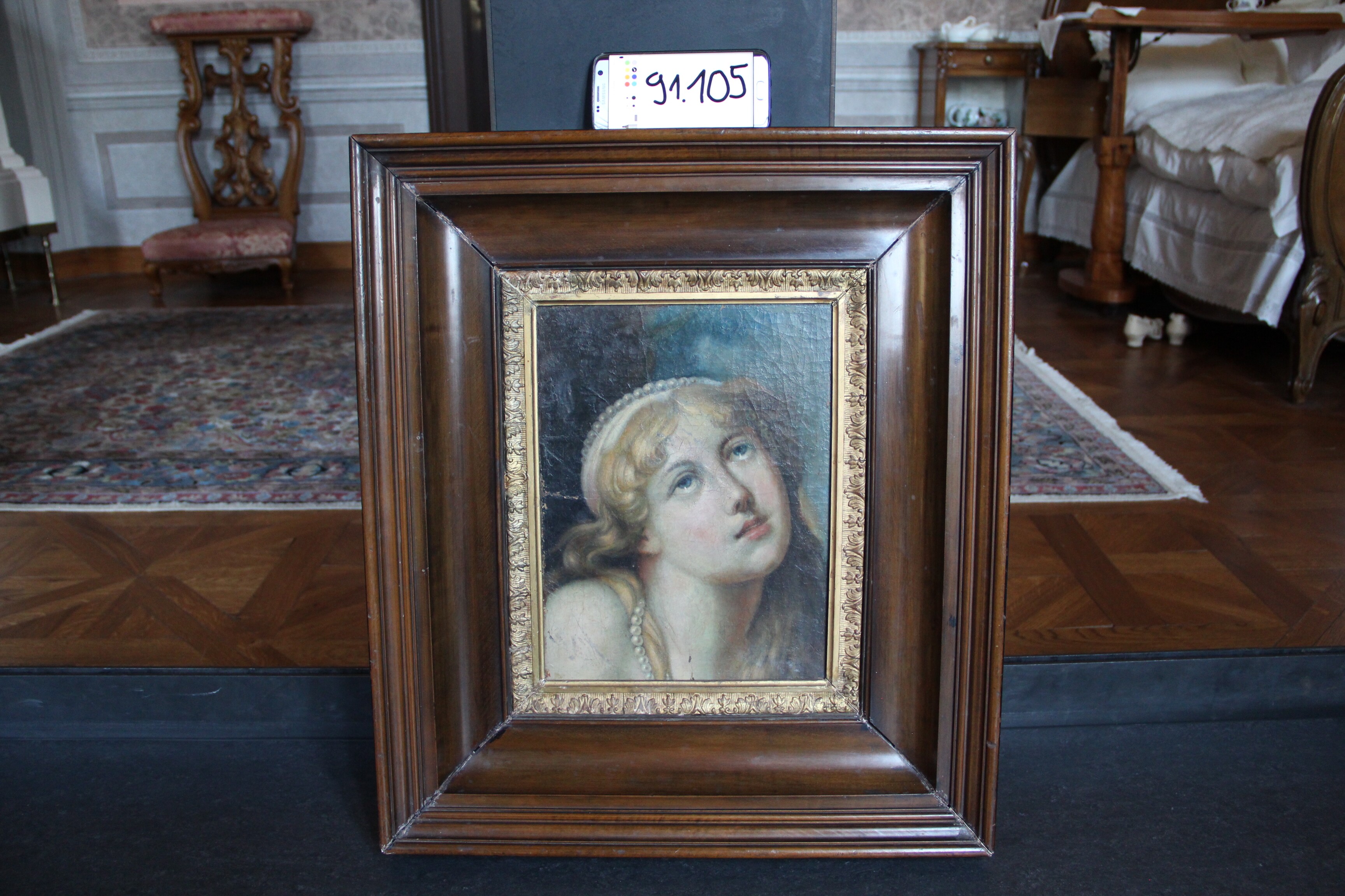 Ismeretlen festő: Szenvedő Madonna (Erkel Ferenc Múzeum és Könyvtár, Gyula CC BY-NC-SA)