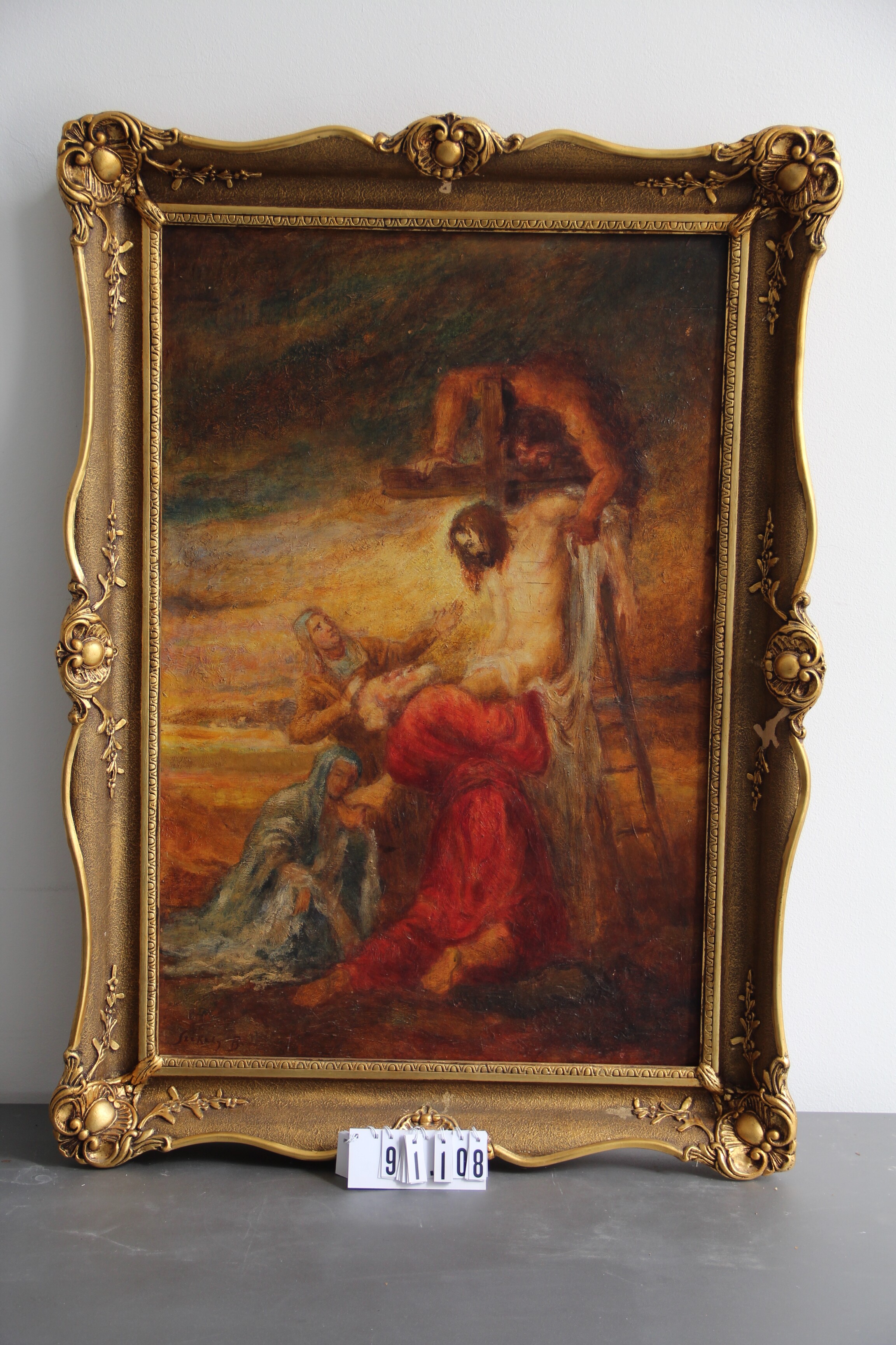 Székely Bertalan (1835 - 1910): Krisztus levétele a keresztről (Erkel Ferenc Múzeum és Könyvtár, Gyula CC BY-NC-SA)
