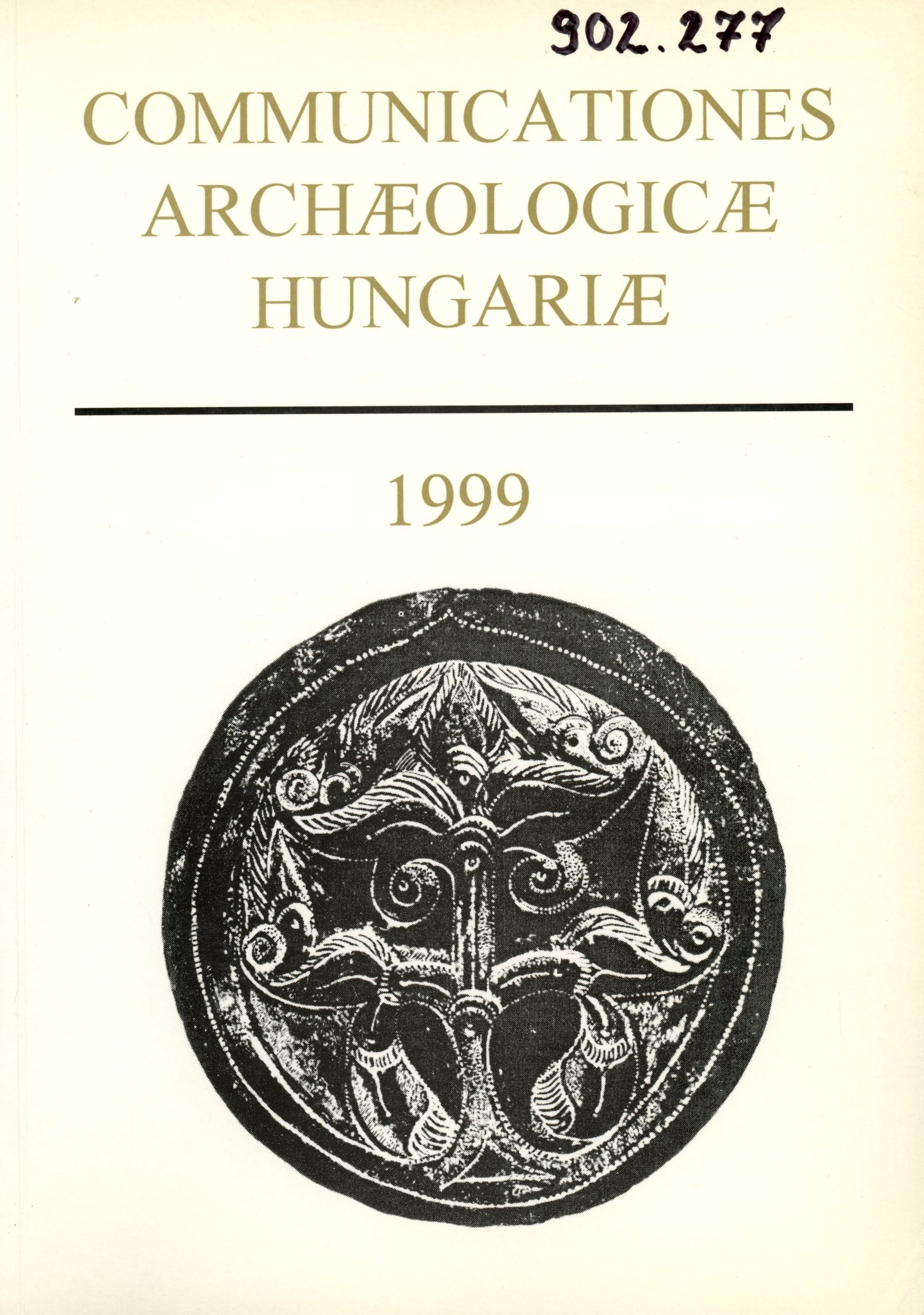 Communicationes Archaeologicae Hungariae 1999 (Erkel Ferenc Múzeum és Könyvtár, Gyula CC BY-NC-SA)