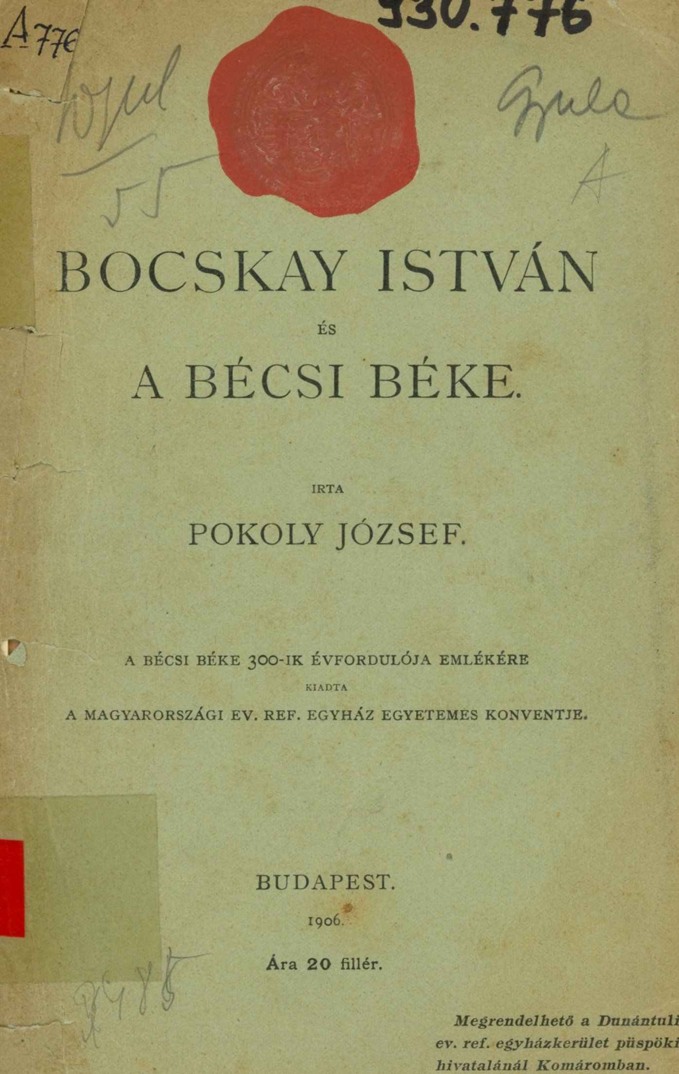 Pokoly József (Erkel Ferenc Múzeum és Könyvtár, Gyula CC BY-NC-SA)