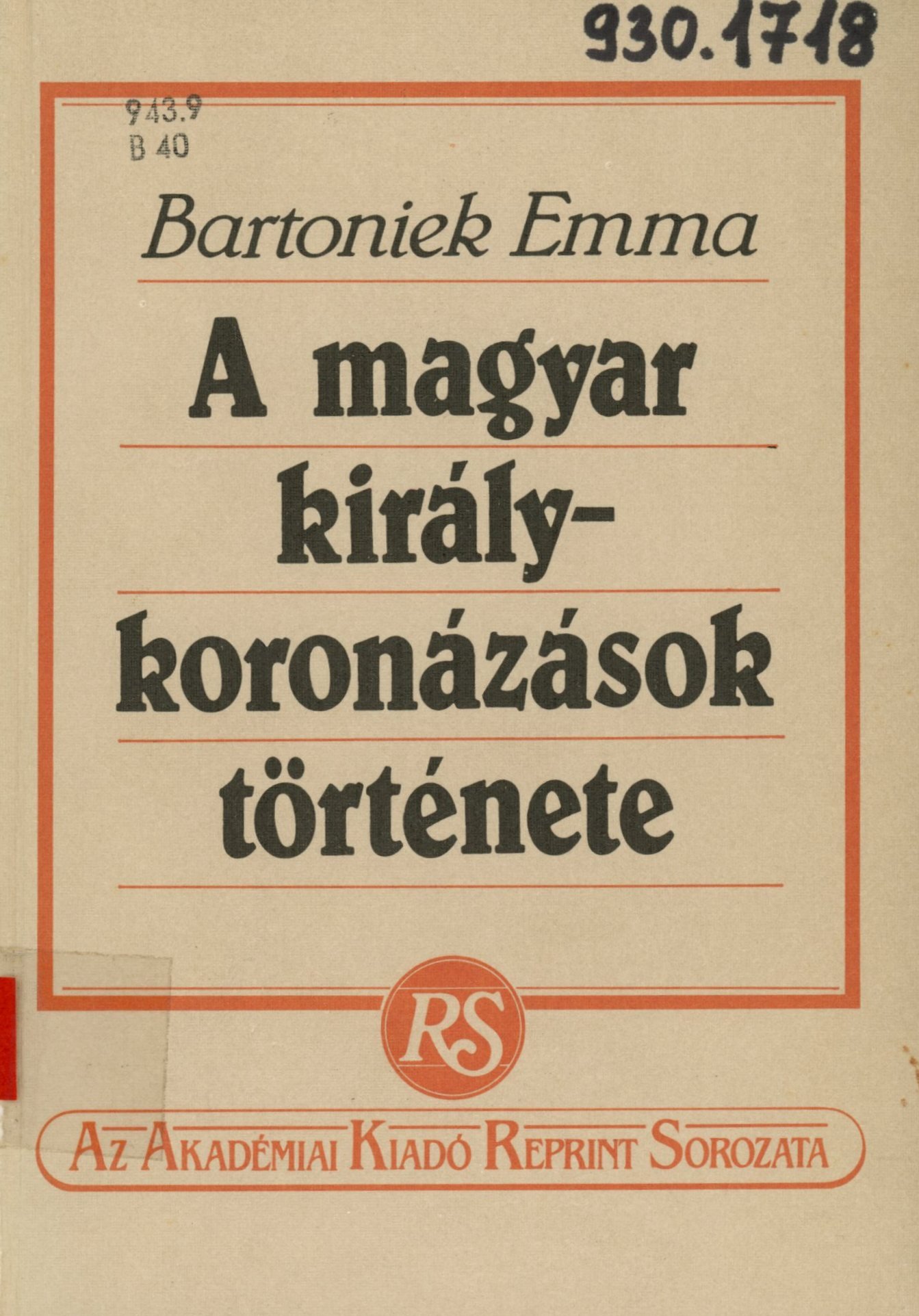 Bartoniek Emma (Erkel Ferenc Múzeum és Könyvtár, Gyula CC BY-NC-SA)