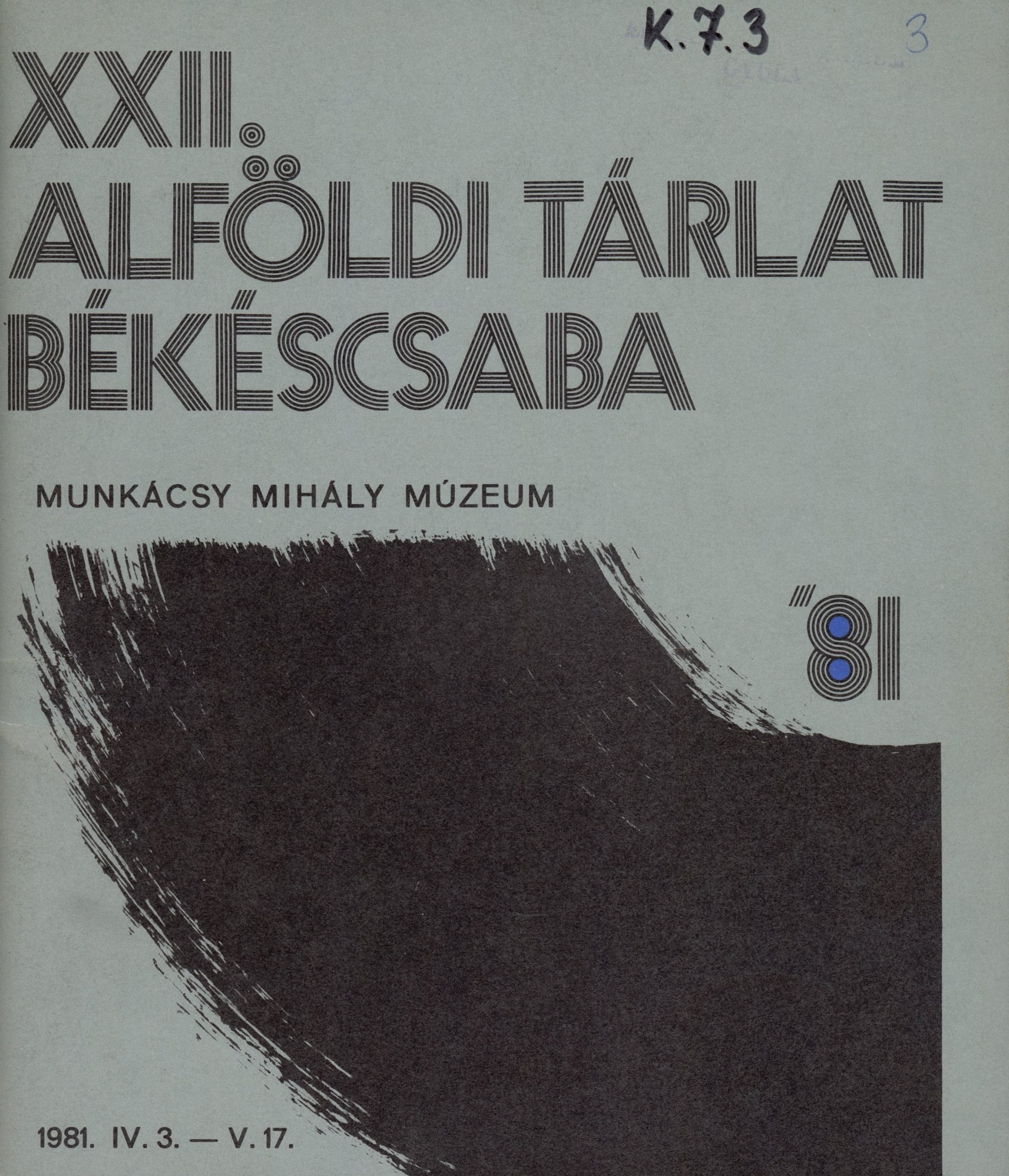 XXII. Alföldi Tárlat Békéscsaba (Erkel Ferenc Múzeum és Könyvtár, Gyula CC BY-NC-SA)