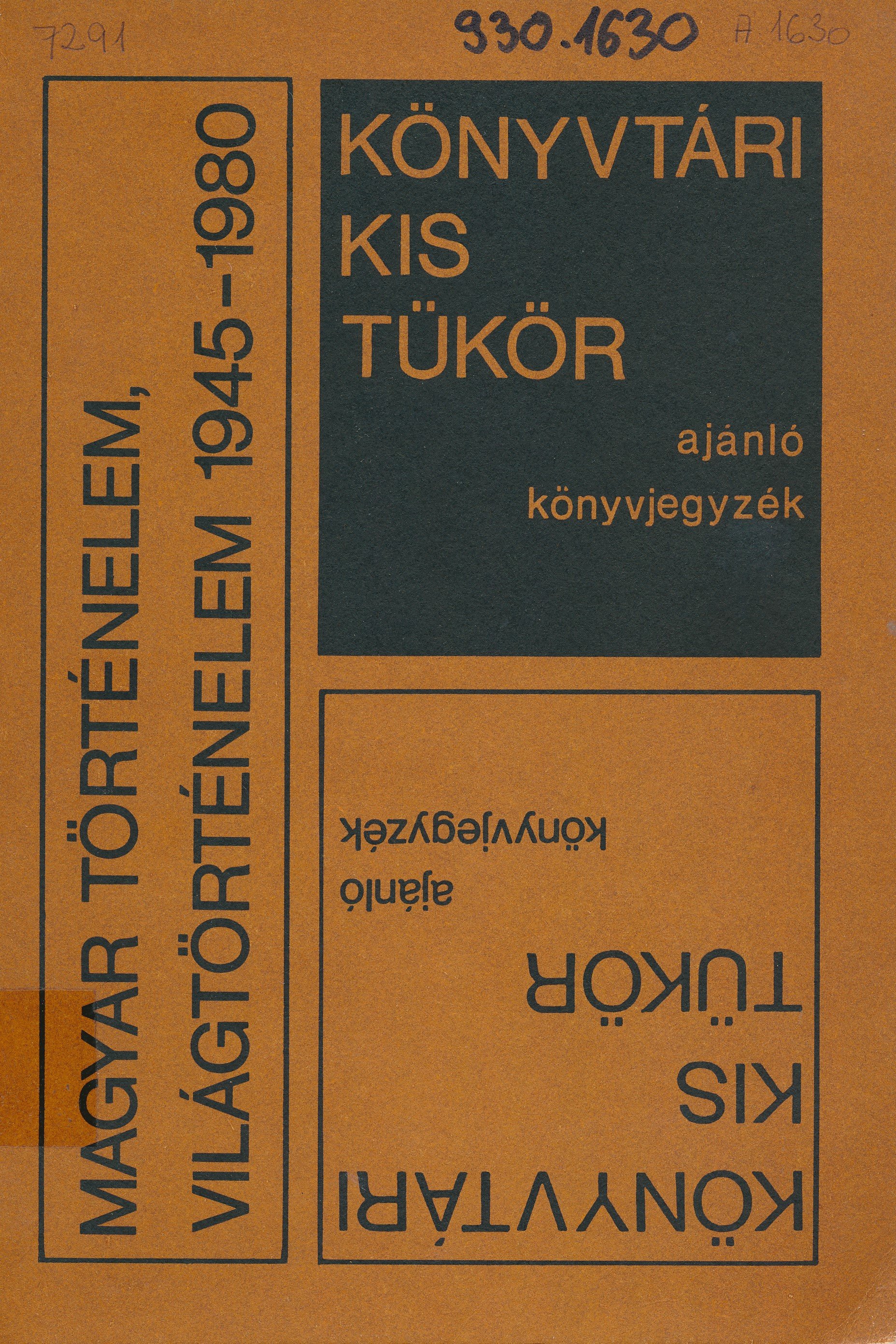 Könyvtári kis tükör ajánló könyvjegyzék (Erkel Ferenc Múzeum és Könyvtár, Gyula CC BY-NC-SA)