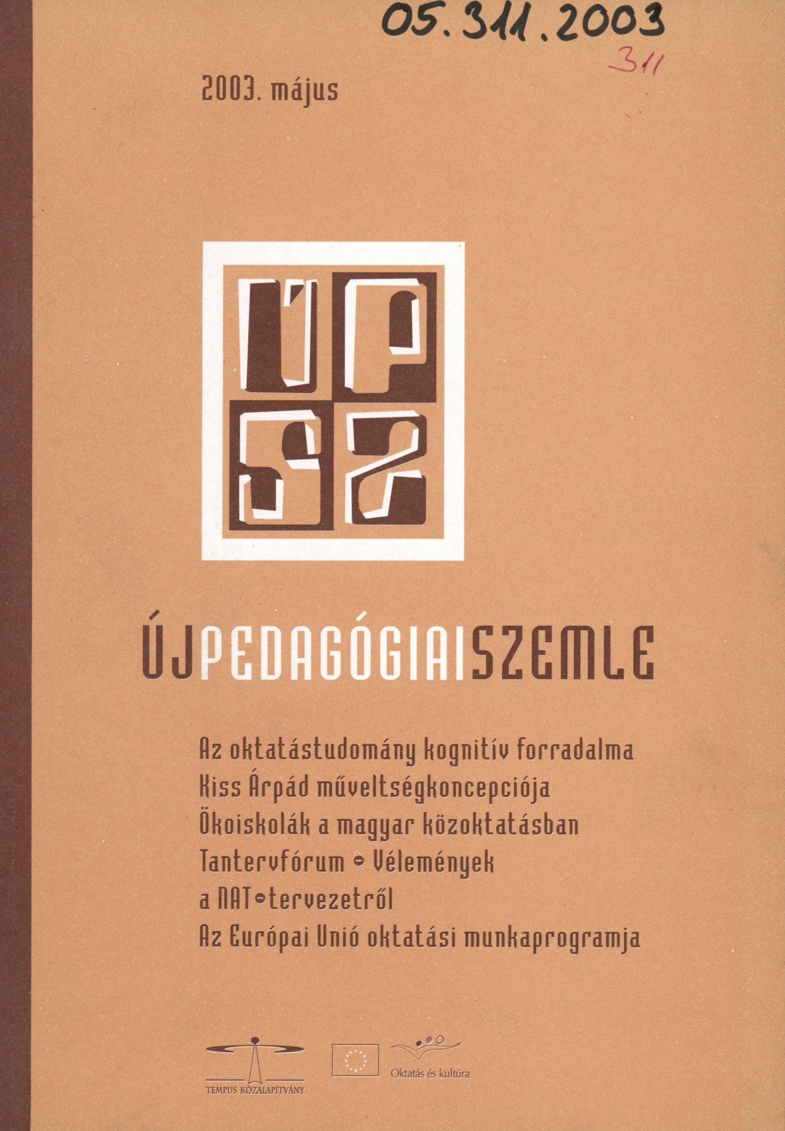 Új Pedagógiai Szemle (Erkel Ferenc Múzeum és Könyvtár, Gyula CC BY-NC-SA)