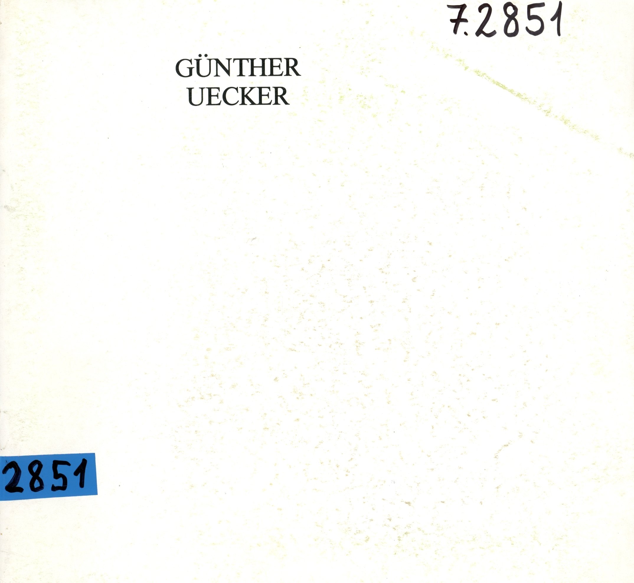 Günther Uecker (Erkel Ferenc Múzeum és Könyvtár, Gyula CC BY-NC-SA)