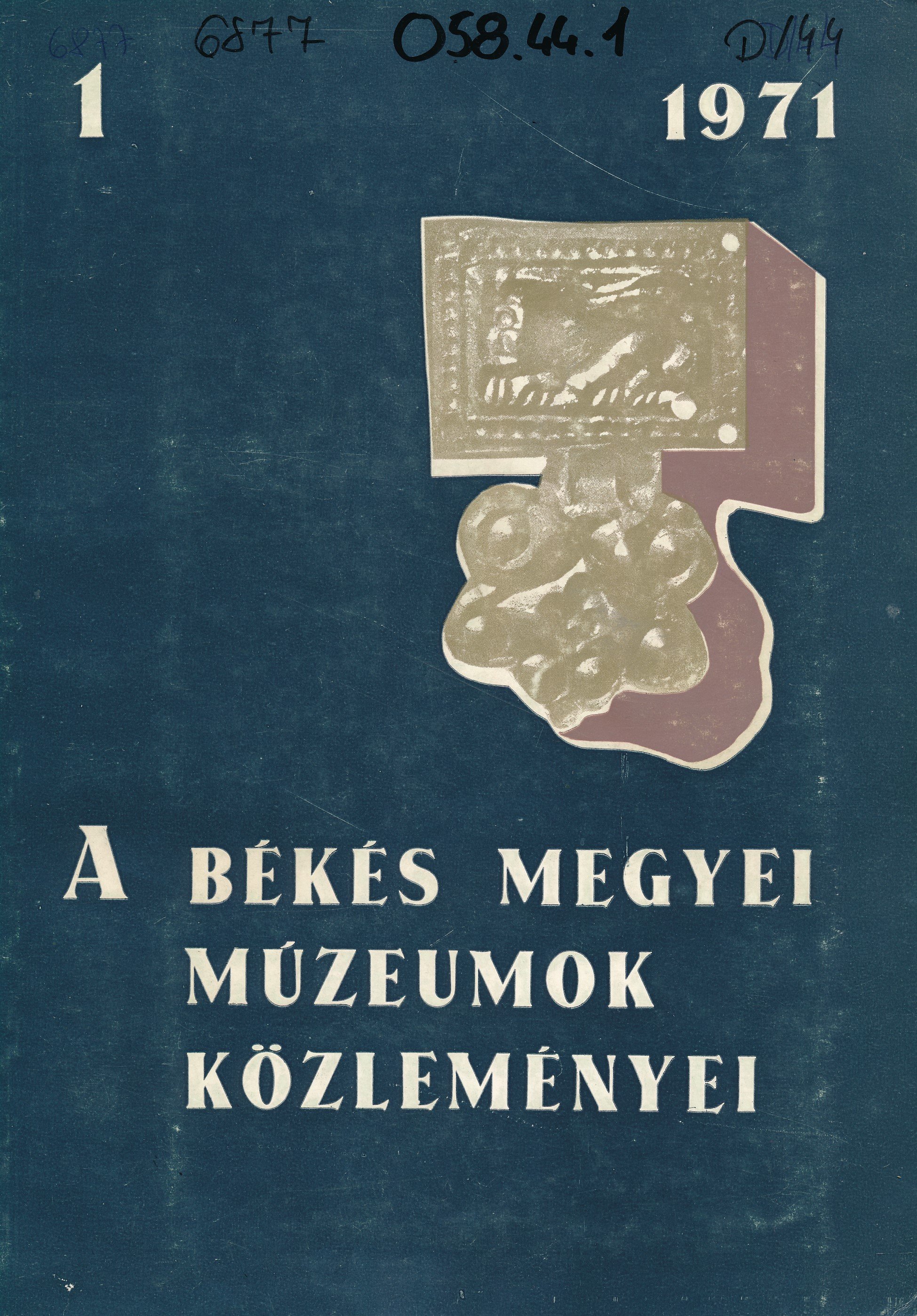 A Békés Megyei Múzeumok Közleményei 1. (Erkel Ferenc Múzeum és Könyvtár, Gyula CC BY-NC-SA)