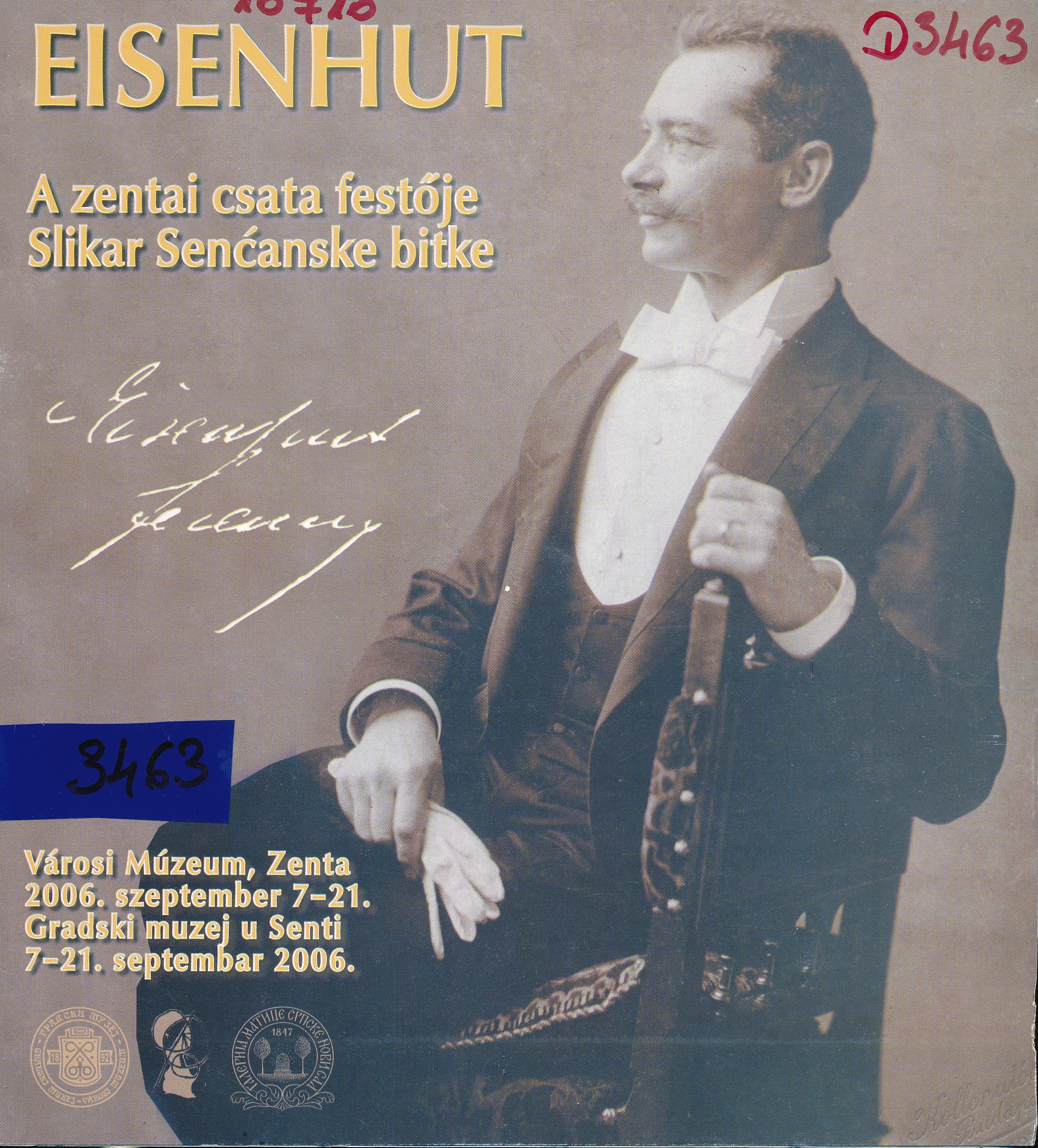 Eisenhut a zentai csata festője (Erkel Ferenc Múzeum és Könyvtár, Gyula CC BY-NC-SA)