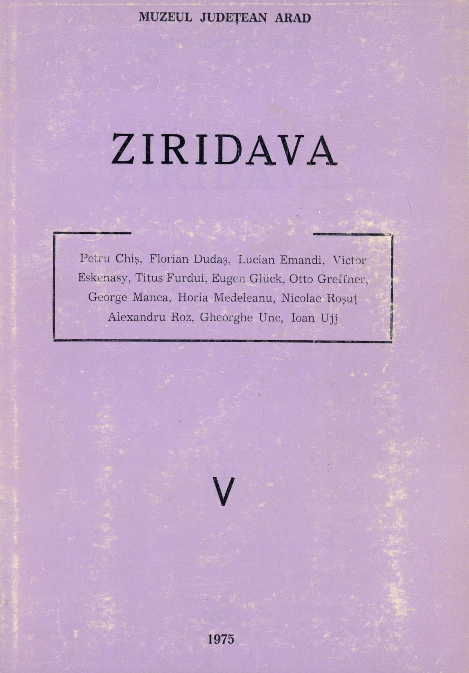 Ziridava V (Erkel Ferenc Múzeum és Könyvtár, Gyula CC BY-NC-SA)