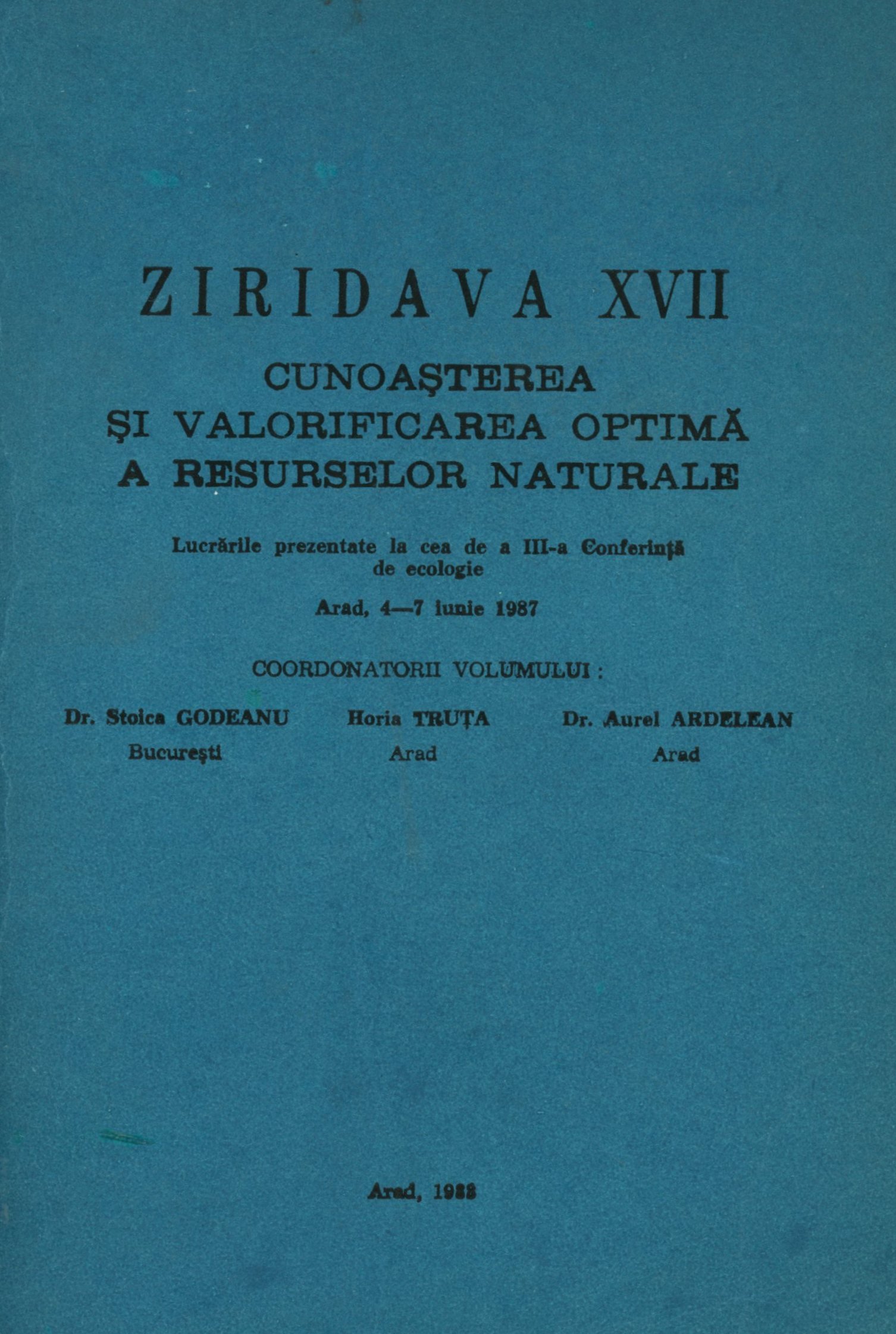 Ziridava XVII (Erkel Ferenc Múzeum és Könyvtár, Gyula CC BY-NC-SA)