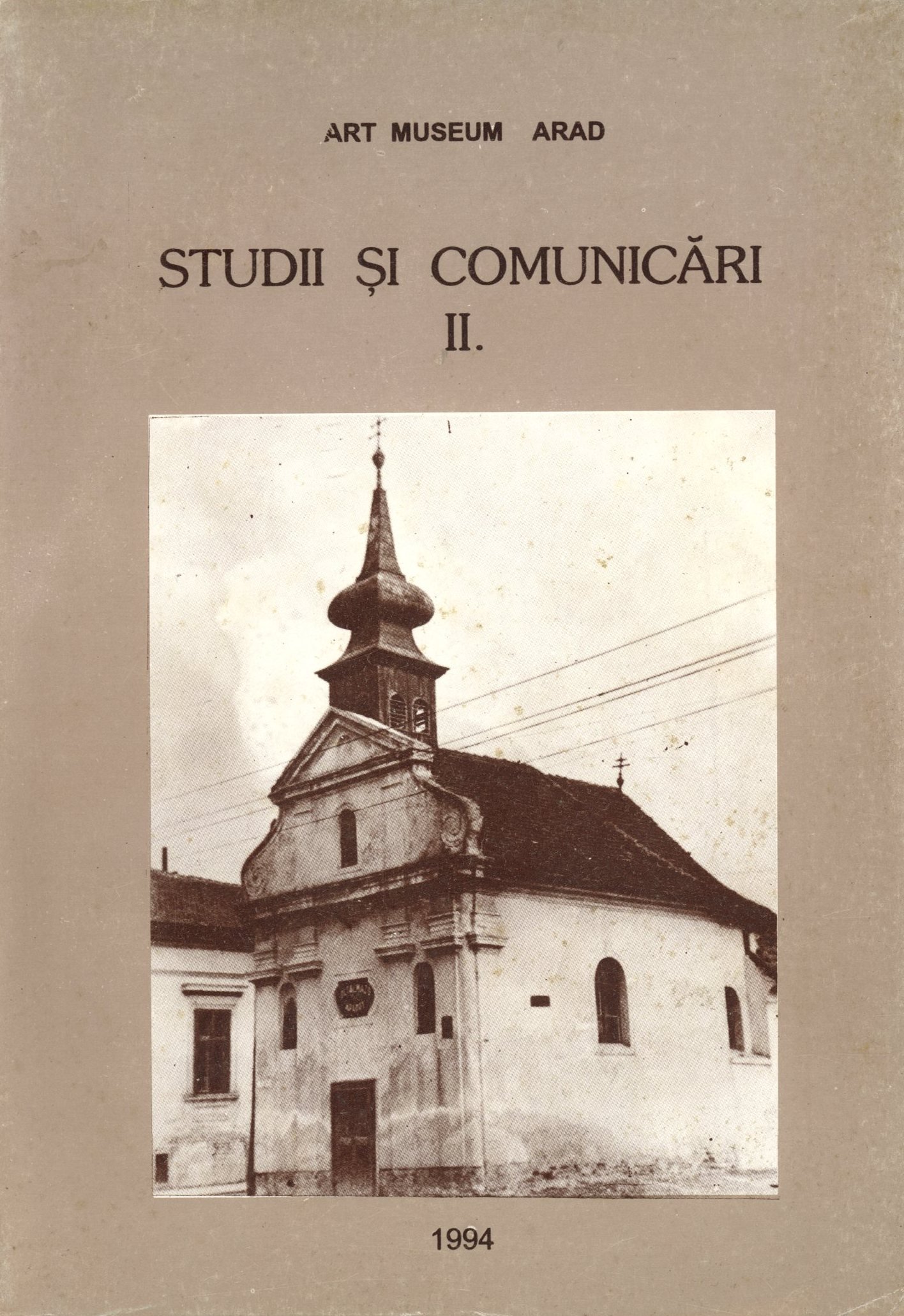 Studii și Comunicâri II. (Erkel Ferenc Múzeum és Könyvtár, Gyula CC BY-NC-SA)