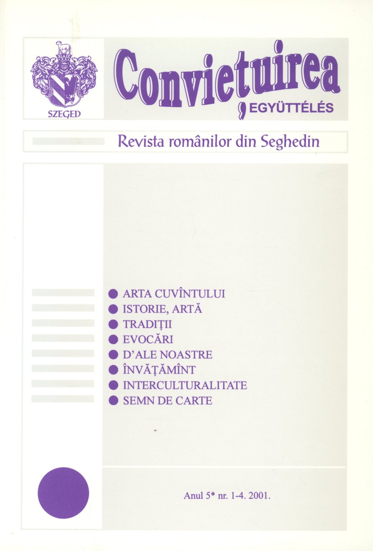 Convietuirea - Együttélés 2001 (Erkel Ferenc Múzeum és Könyvtár, Gyula CC BY-NC-SA)