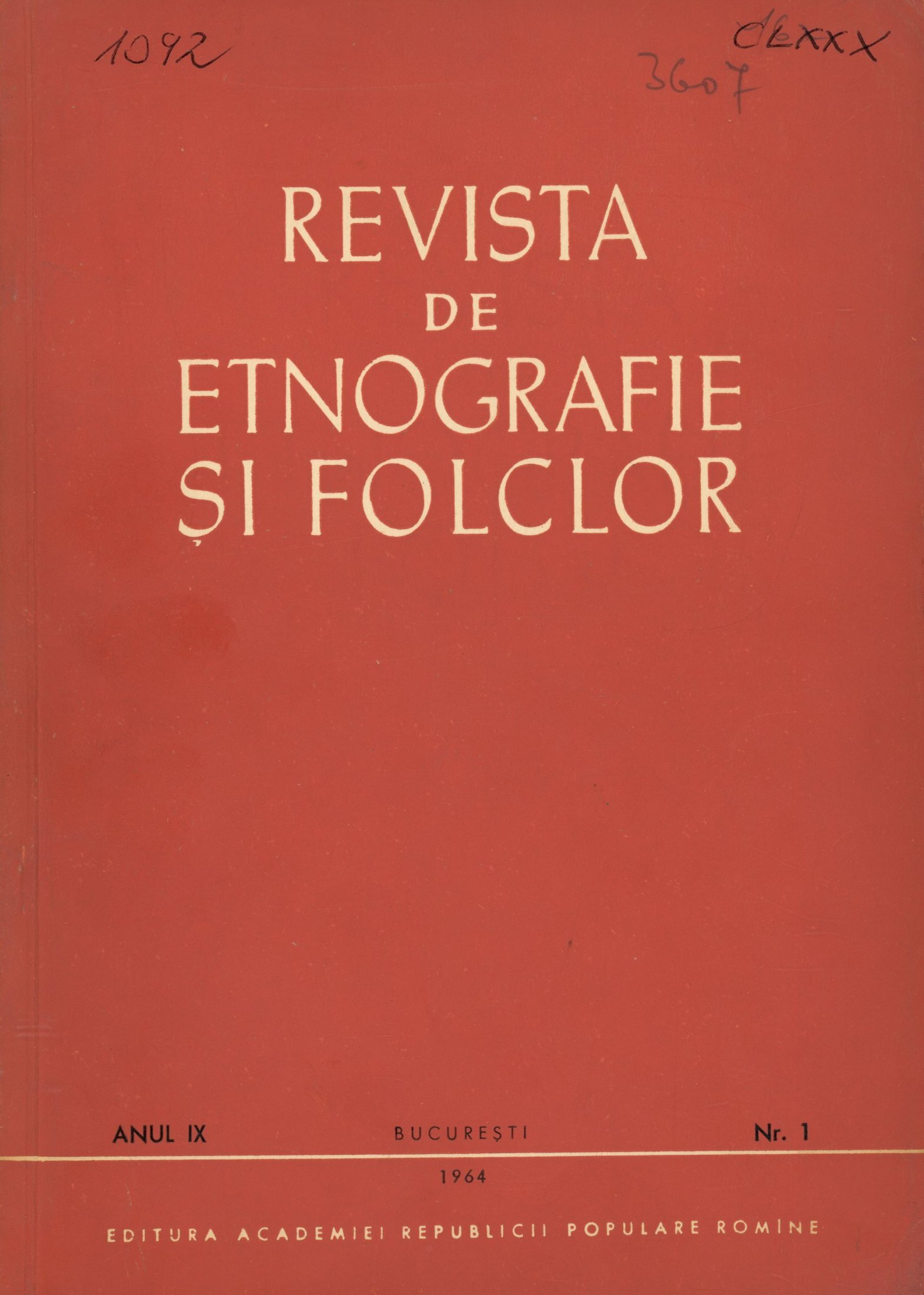 Revista de Etnografie și folclor (Erkel Ferenc Múzeum és Könyvtár, Gyula CC BY-NC-SA)