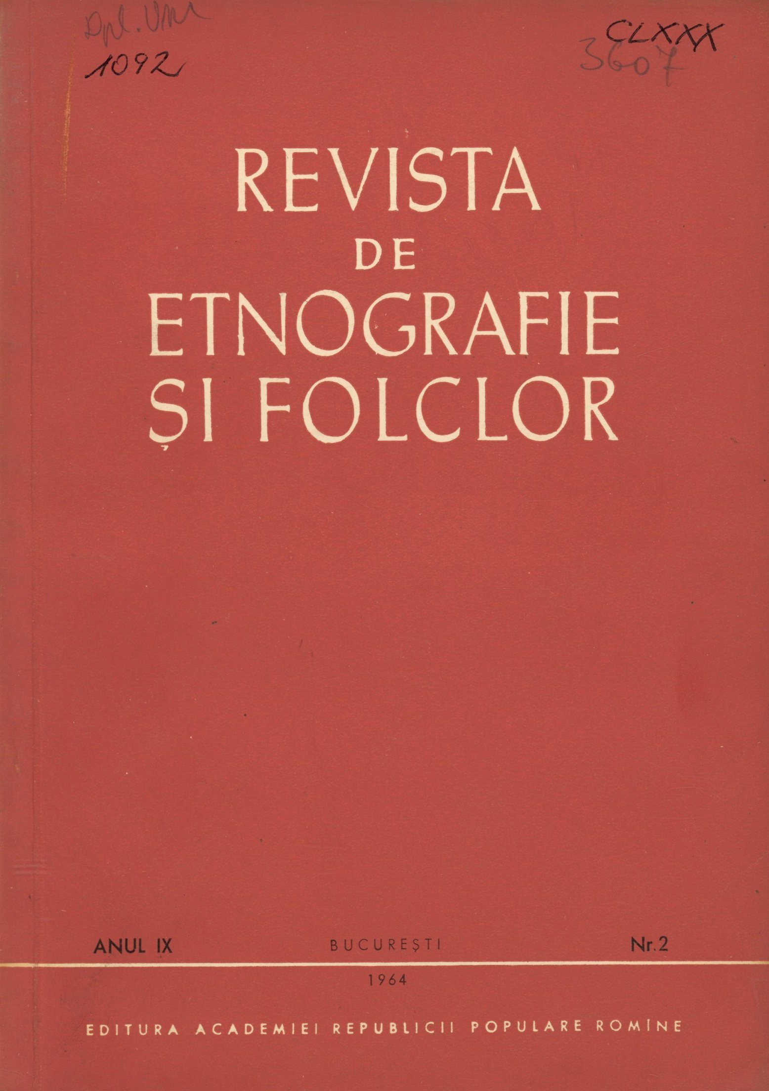 Revista de Etnografie și Folclor (Erkel Ferenc Múzeum és Könyvtár, Gyula CC BY-NC-SA)