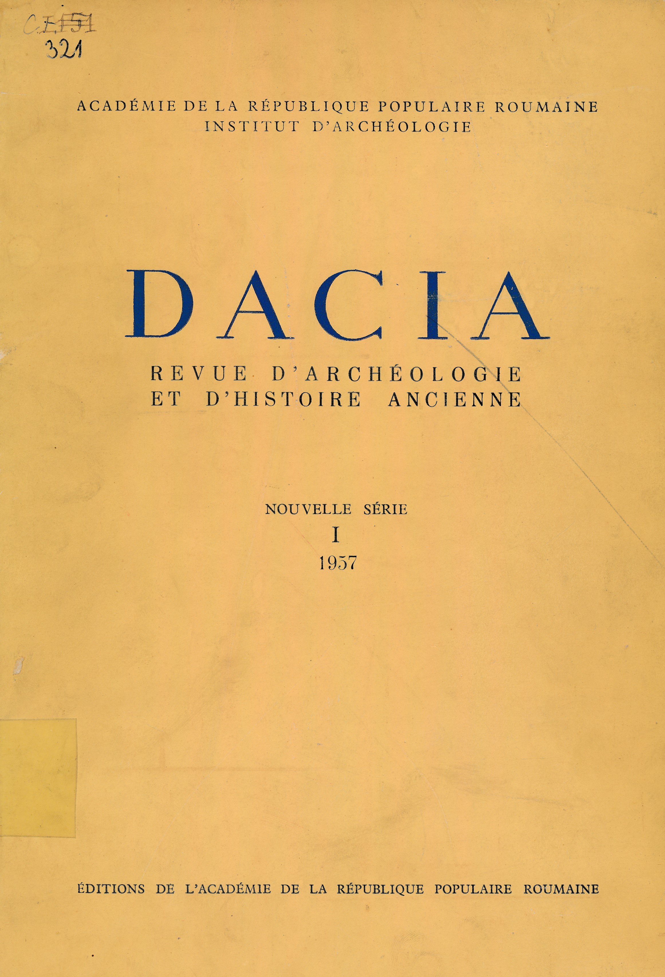 Dacia (Erkel Ferenc Múzeum és Könyvtár, Gyula CC BY-NC-SA)