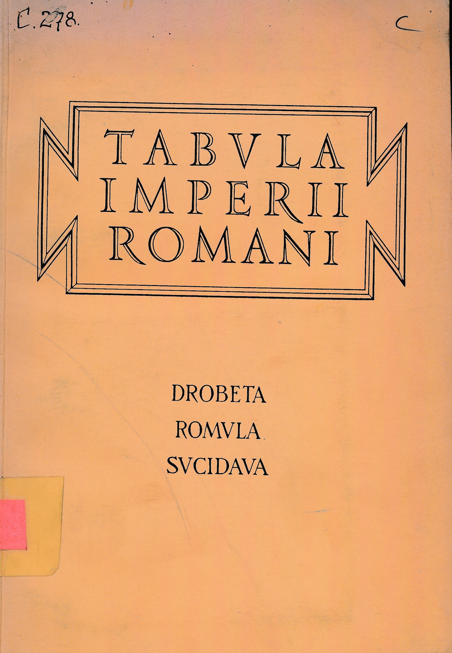 Tabula Imperii Romani (Erkel Ferenc Múzeum és Könyvtár, Gyula CC BY-NC-SA)