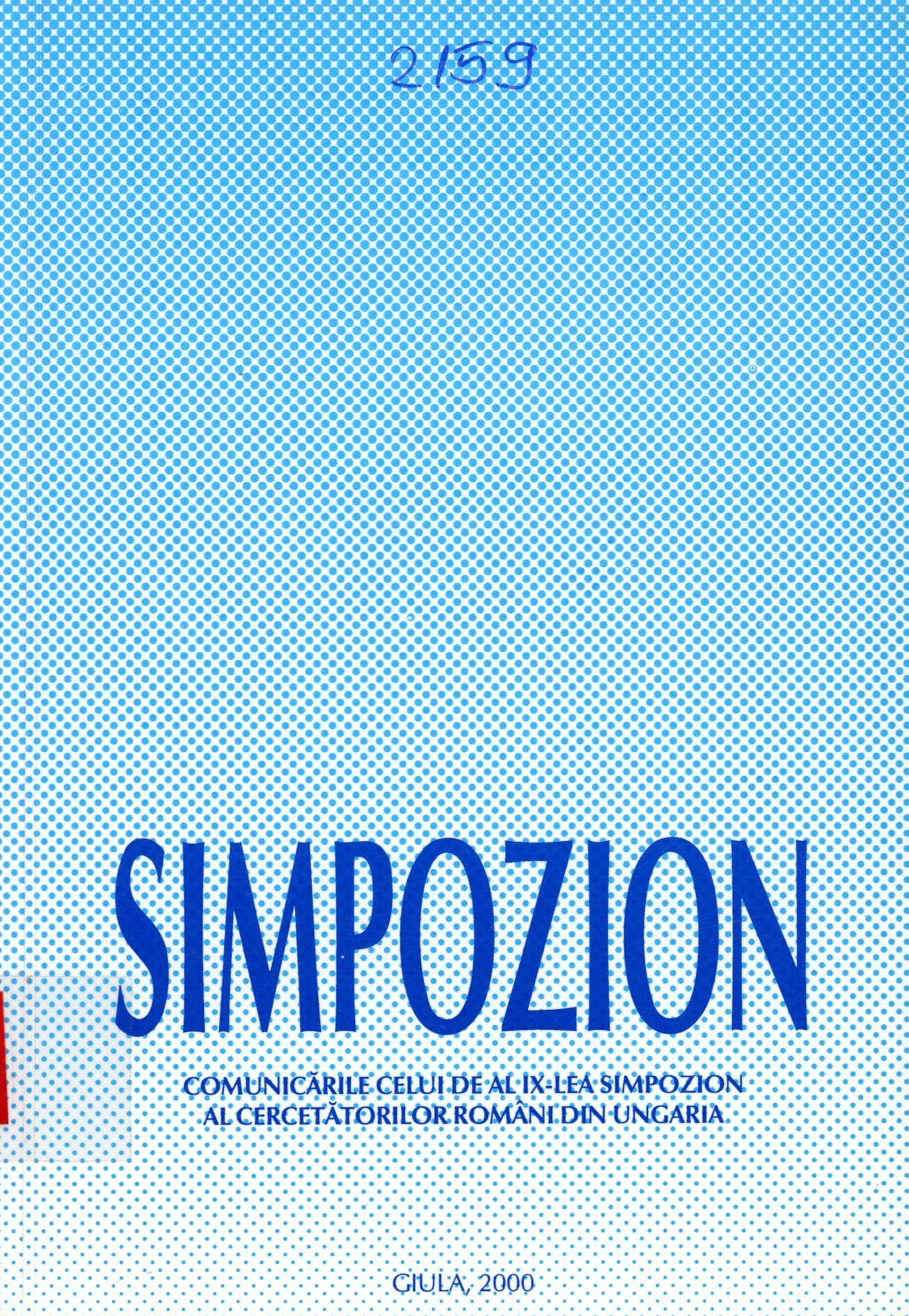 SIMPOZION 2000 (Erkel Ferenc Múzeum és Könyvtár, Gyula CC BY-NC-SA)