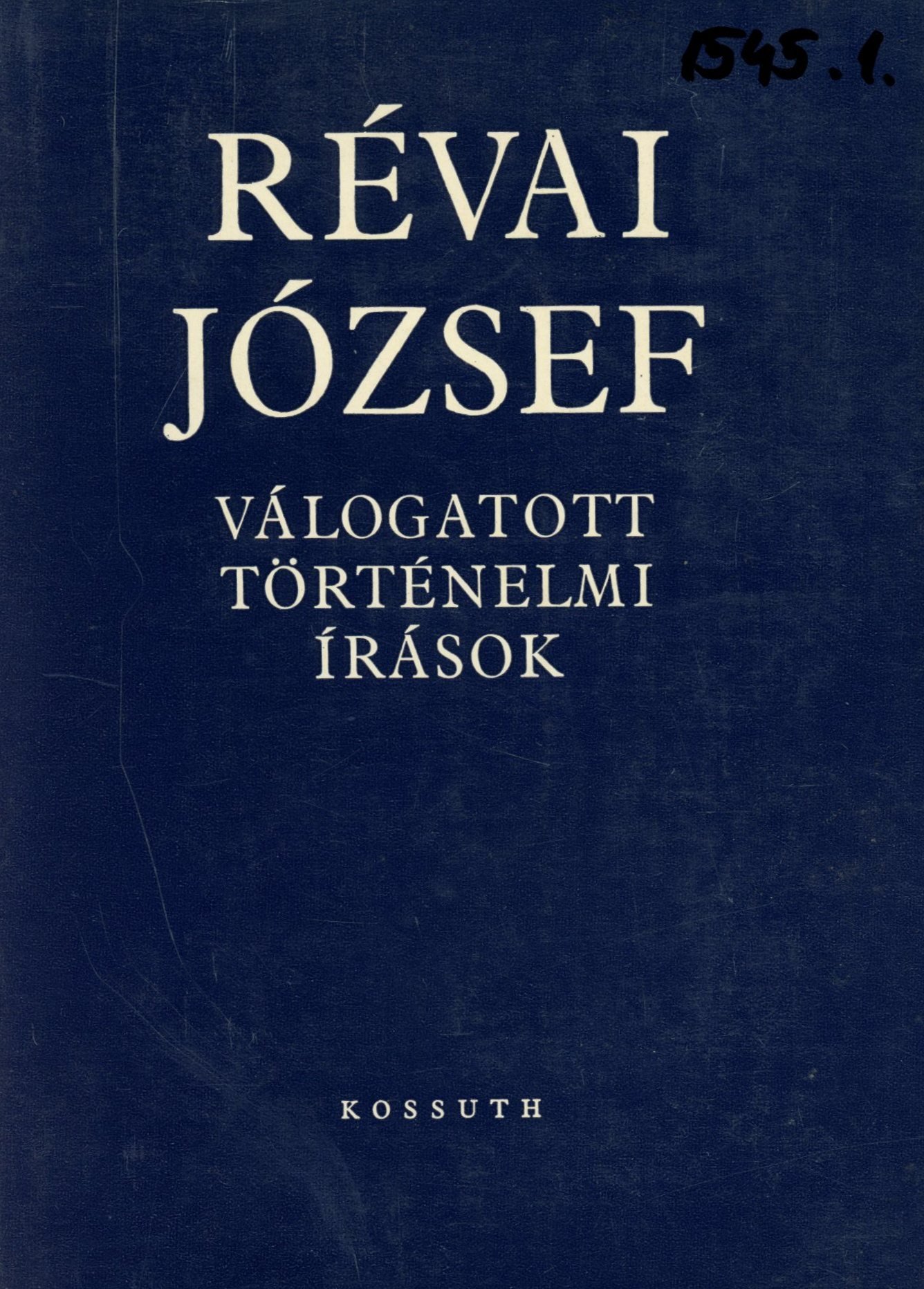 Révai József (Erkel Ferenc Múzeum és Könyvtár, Gyula CC BY-NC-SA)