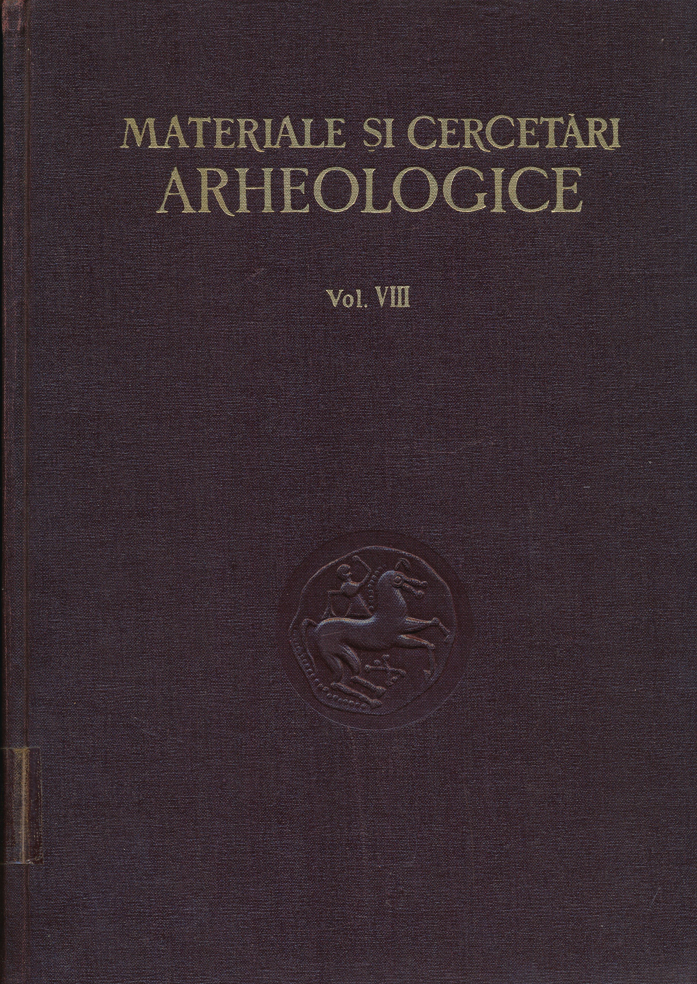 Materiale și Cercetări Arheologice VIII. (Erkel Ferenc Múzeum és Könyvtár, Gyula CC BY-NC-SA)