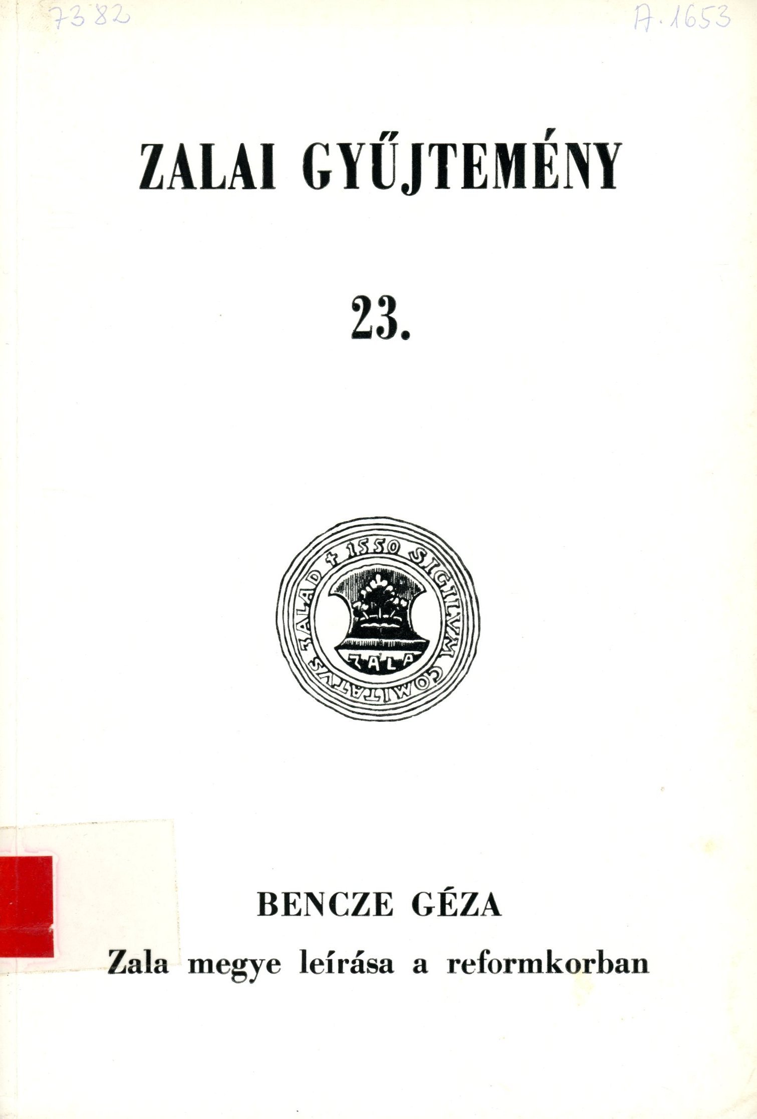 Zalai Gyűjtemény 23. (Erkel Ferenc Múzeum és Könyvtár, Gyula CC BY-NC-SA)