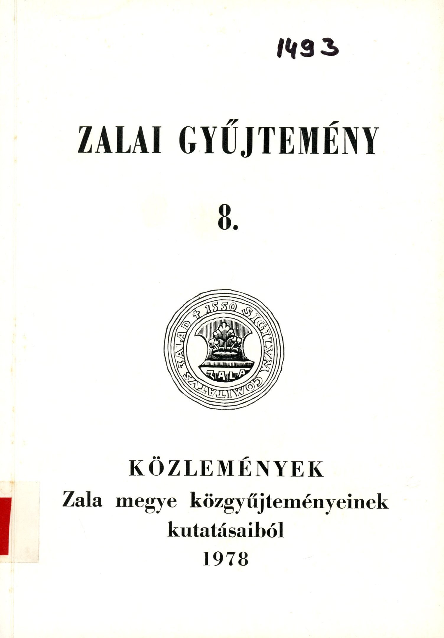 Zalai Gyűjtemény 8. (Erkel Ferenc Múzeum és Könyvtár, Gyula CC BY-NC-SA)
