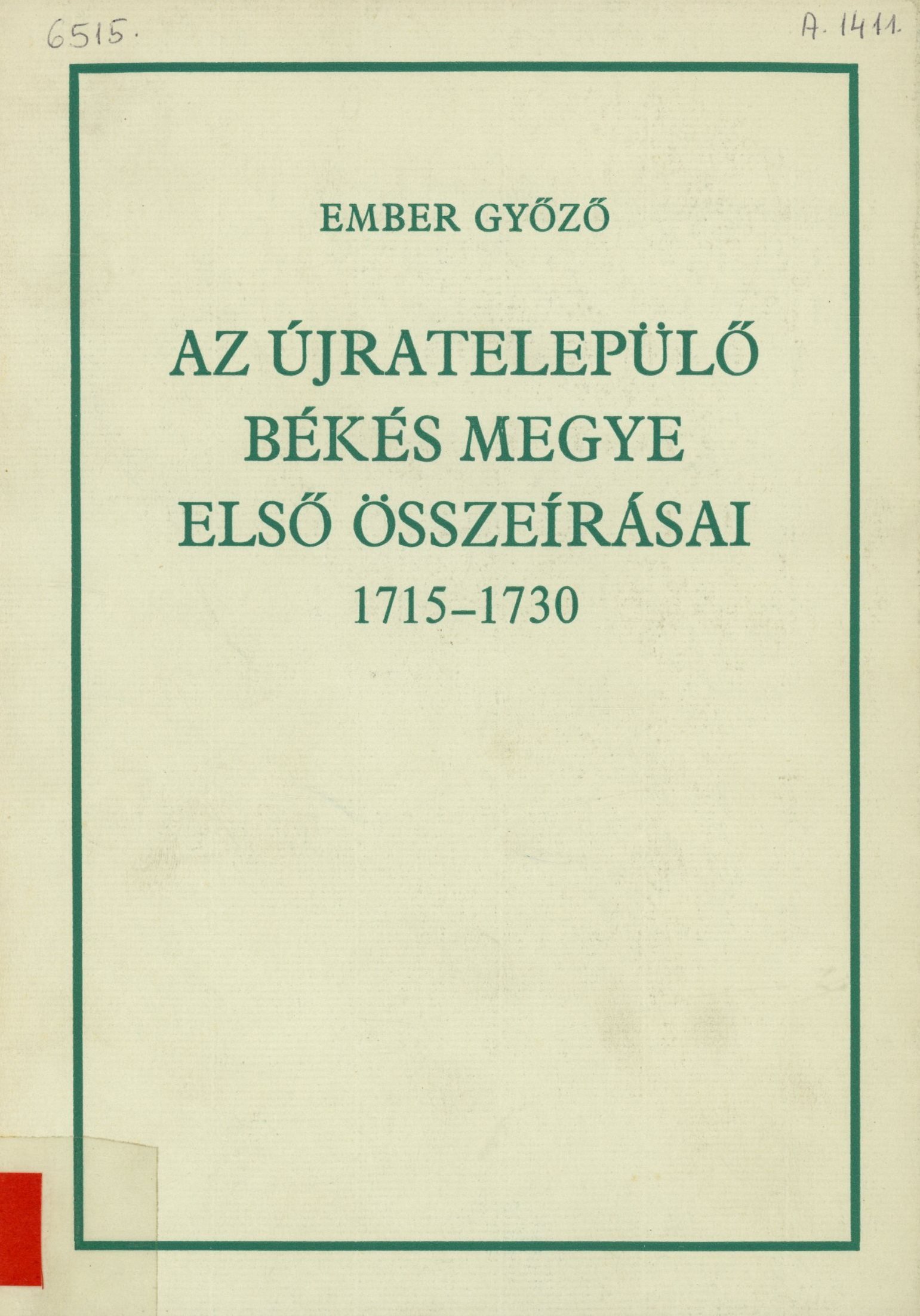 Ember Győző (Erkel Ferenc Múzeum és Könyvtár, Gyula CC BY-NC-SA)