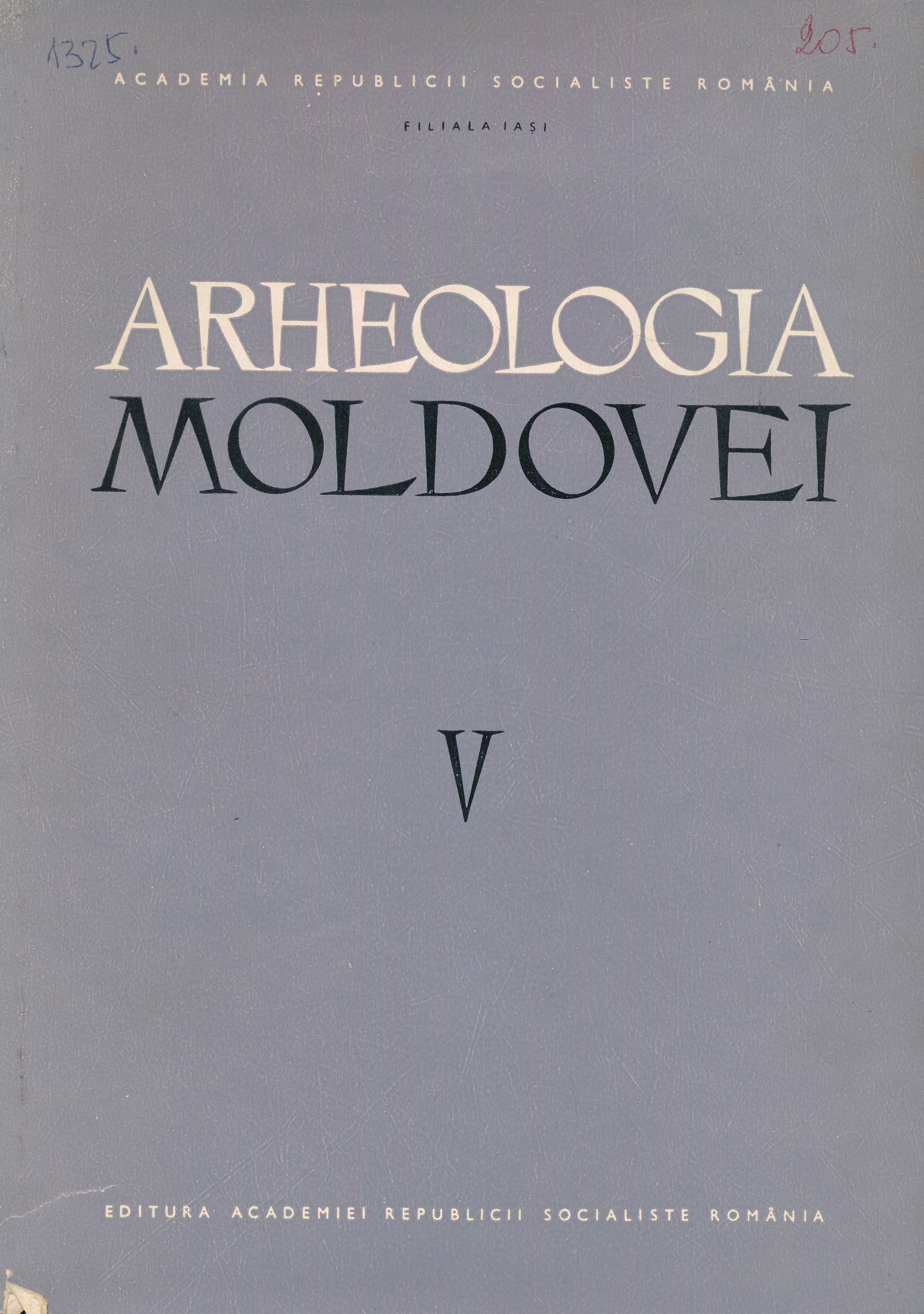 Arheologia Moldevei V. (Erkel Ferenc Területi Múzeum, Gyula CC BY-NC-SA)