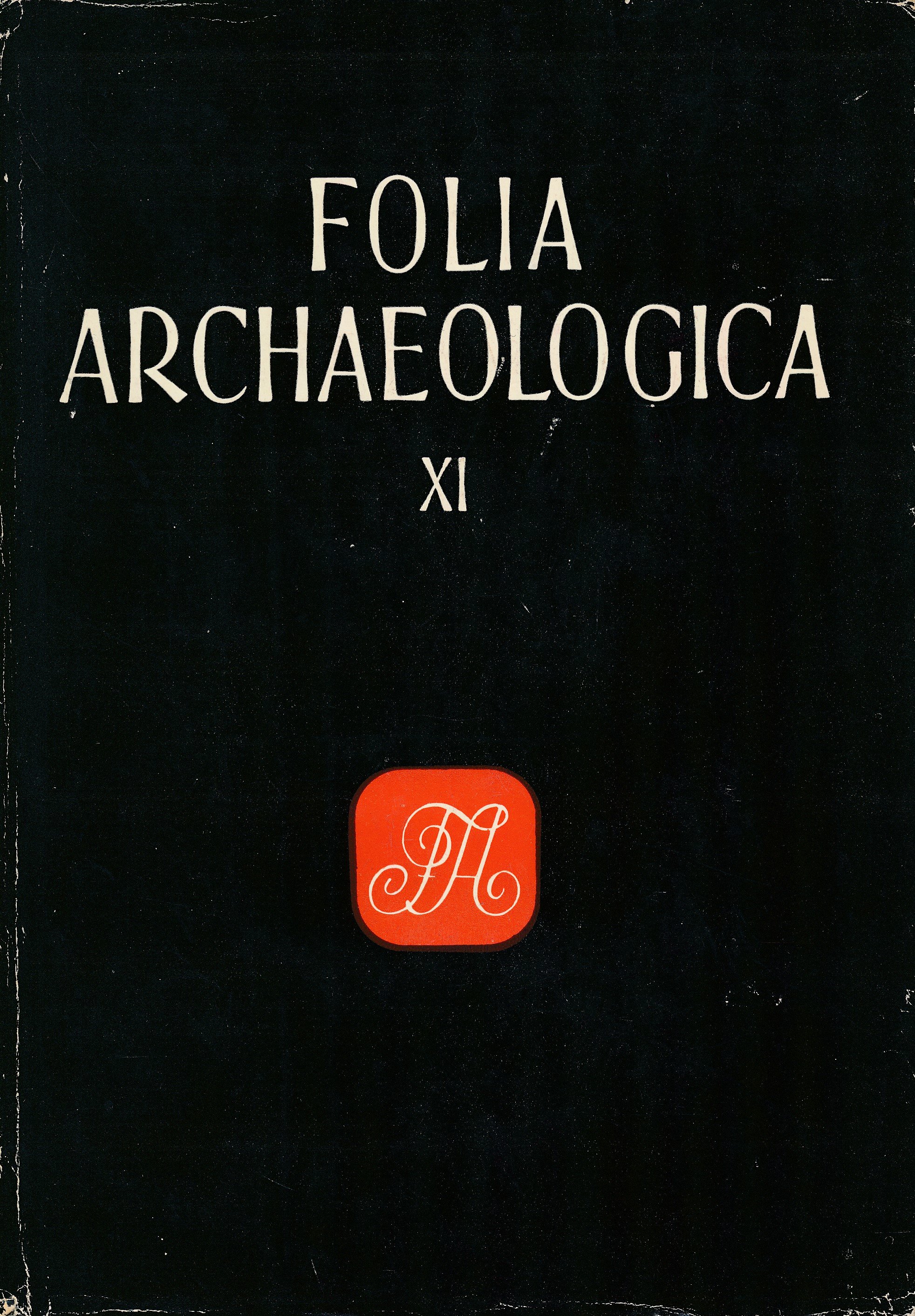 Folia archaeologica XI. (Erkel Ferenc Területi Múzeum, Gyula CC BY-NC-SA)