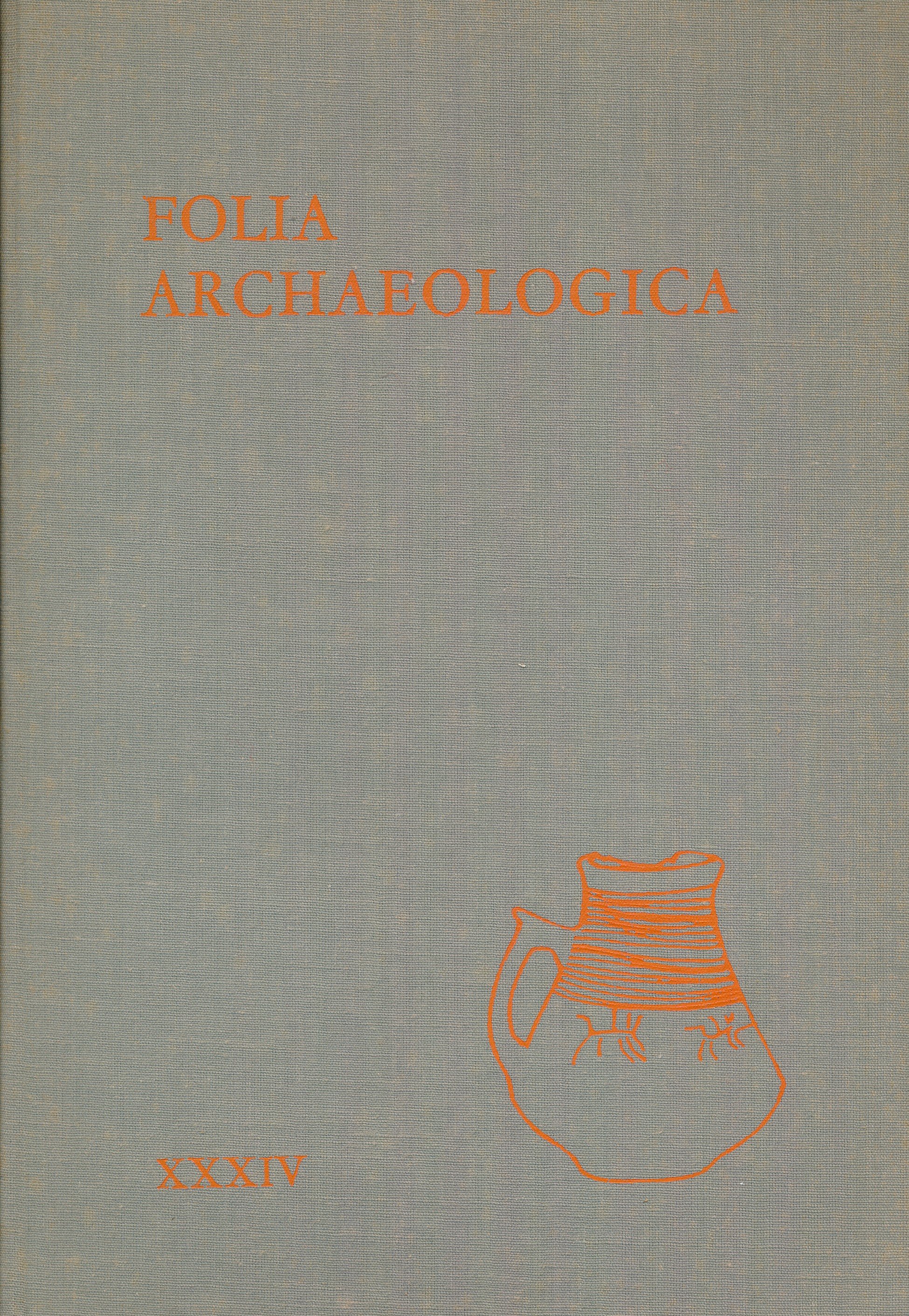 Folia archaeologica XXXIV. (Erkel Ferenc Területi Múzeum, Gyula CC BY-NC-SA)