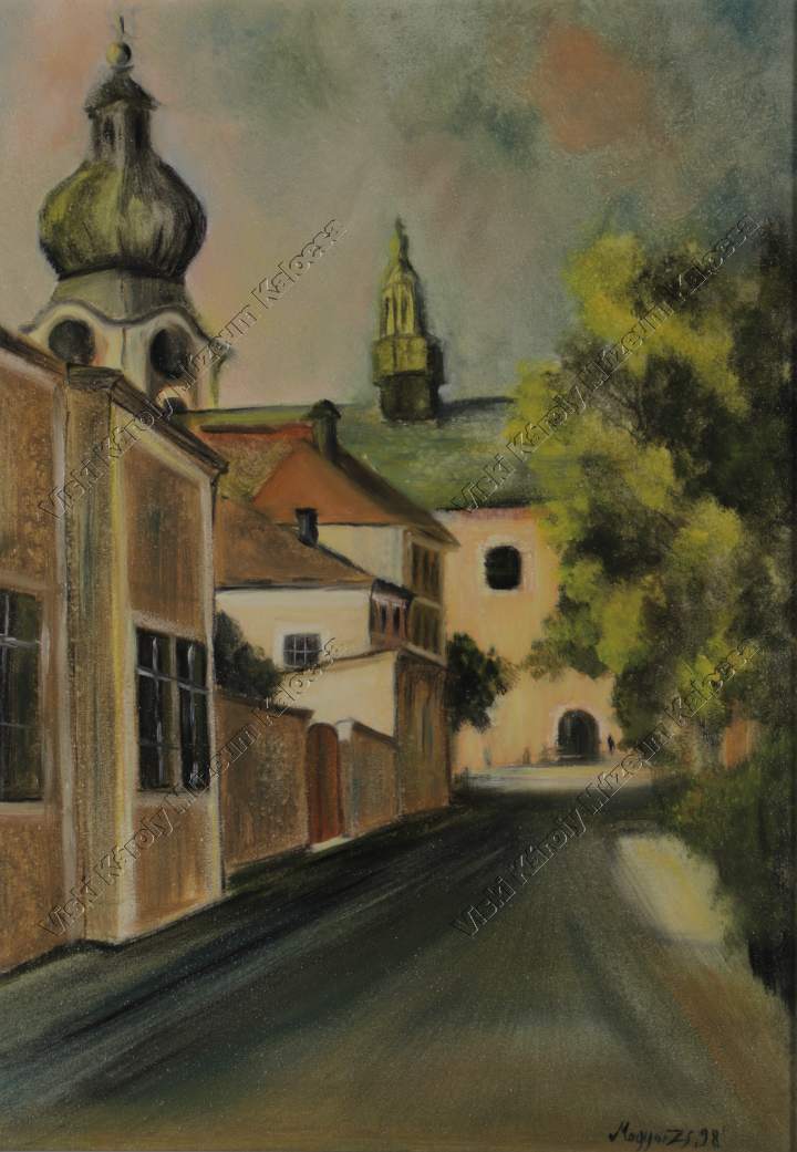 Festmény, "Városkép" (Viski Károly Múzeum Kalocsa RR-F)