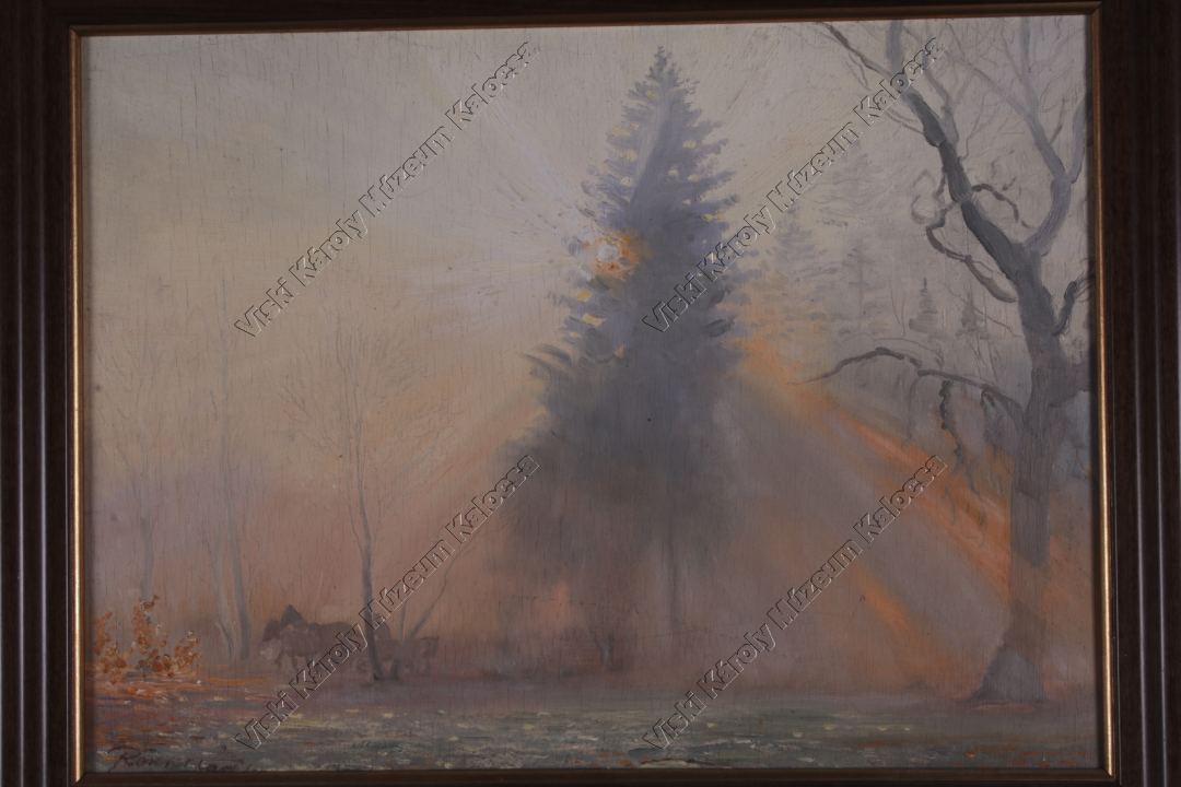 Festmény, "Napfelkelte" (Viski Károly Múzeum Kalocsa RR-F)