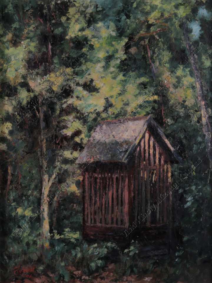 Festmény, "Erdei kút" (Viski Károly Múzeum Kalocsa RR-F)