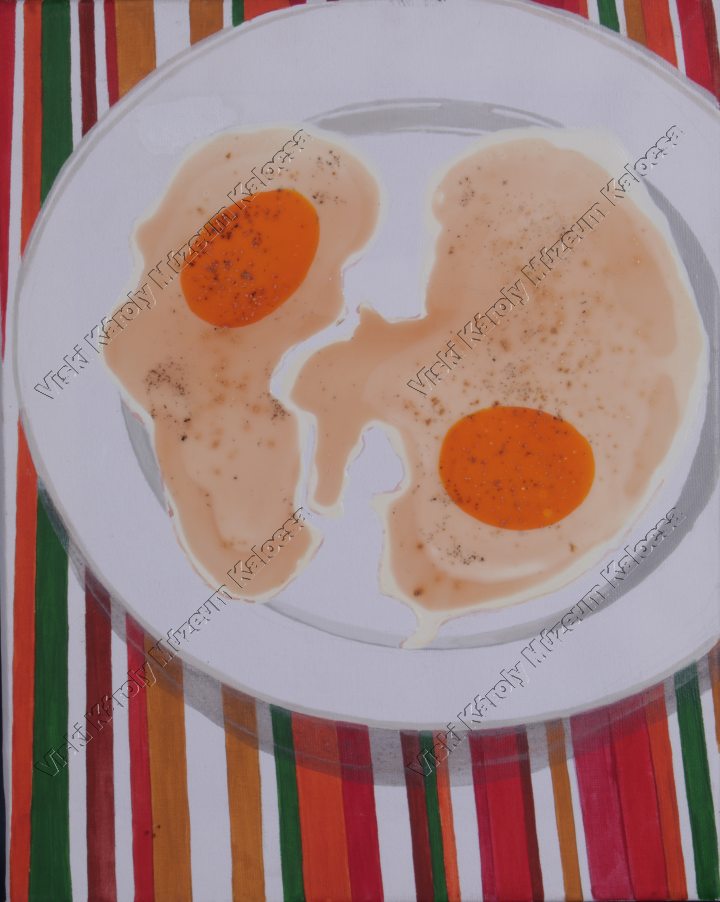 Festmény, "Mint két tojás" (Viski Károly Múzeum Kalocsa RR-F)