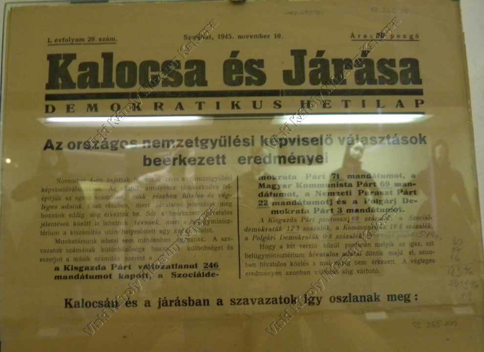 Újság, Kalocsa és Járása (Viski Károly Múzeum Kalocsa RR-F)