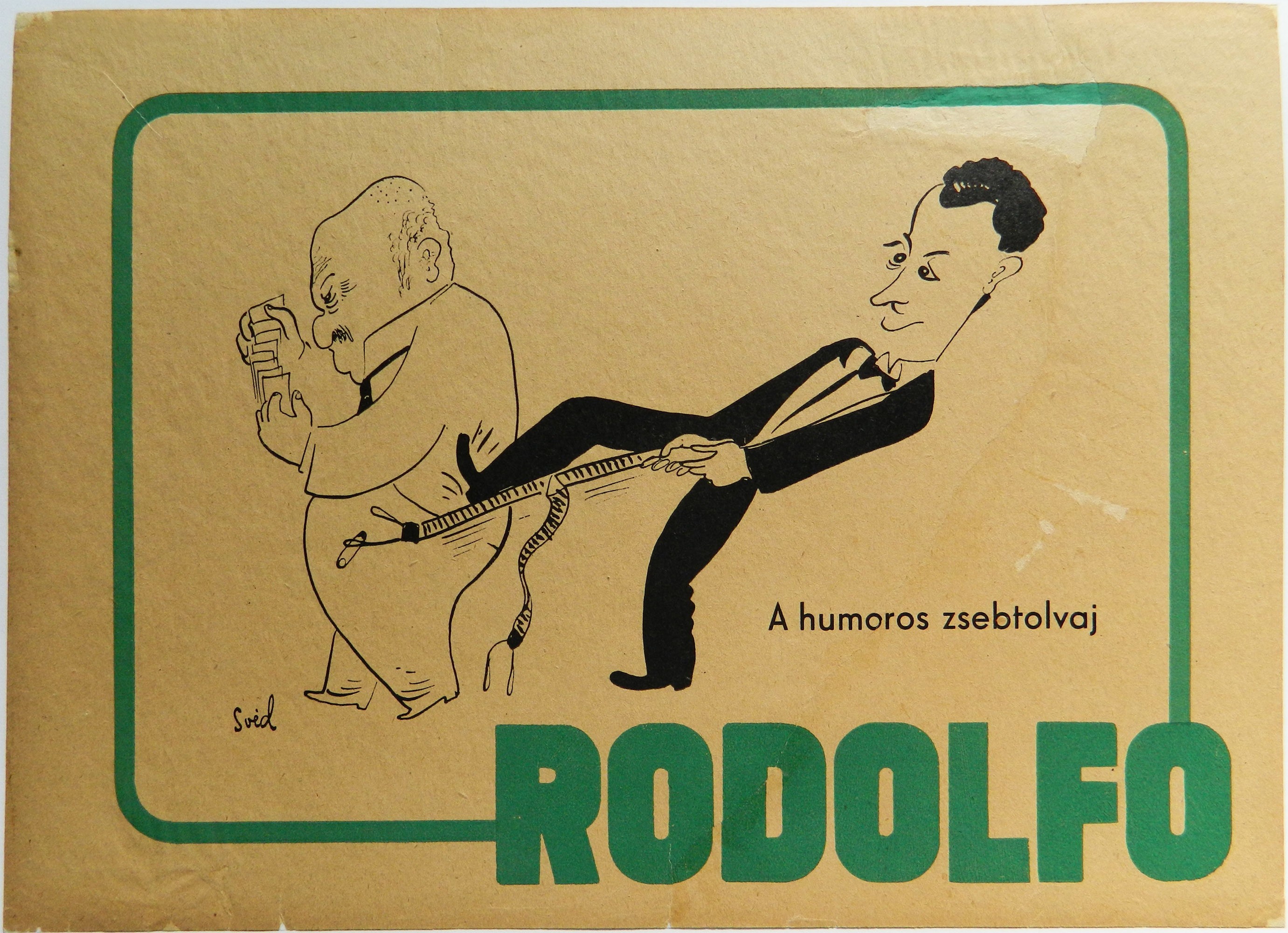 Rodolfo reklám szórólap (Kecskeméti Katona József Múzeum CC BY-NC-SA)