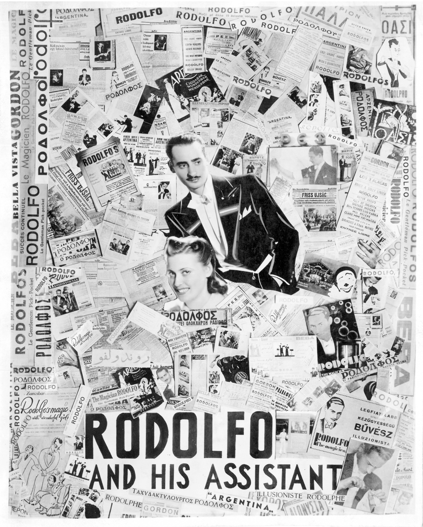 Rodolfo reklám kollázs fénykép (Kecskeméti Katona József Múzeum CC BY-NC-SA)