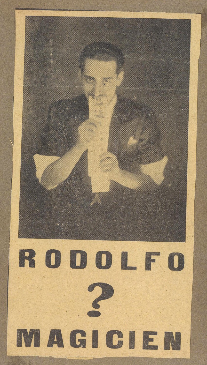 Rodolfo reklám aprónyomtatvány (Kecskeméti Katona József Múzeum CC BY-NC-SA)