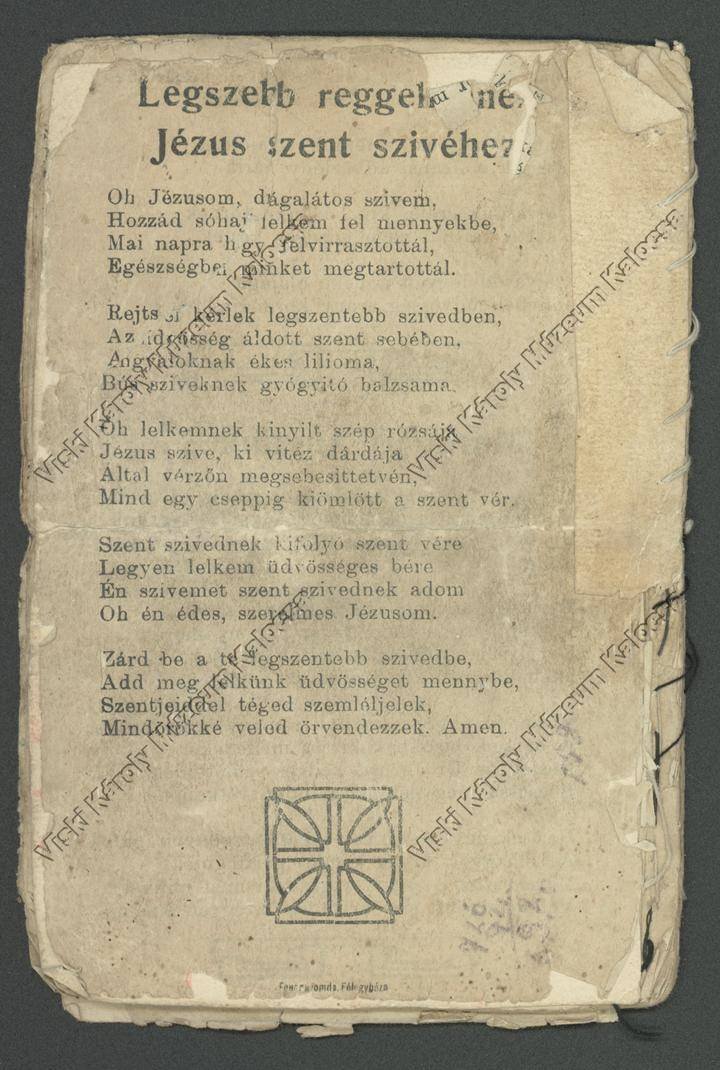 Egyházi énekek (Viski Károly Múzeum Kalocsa RR-F)