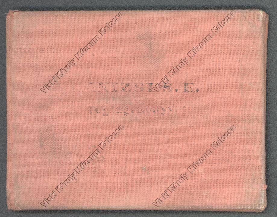 Tagsági könyv (Viski Károly Múzeum Kalocsa RR-F)